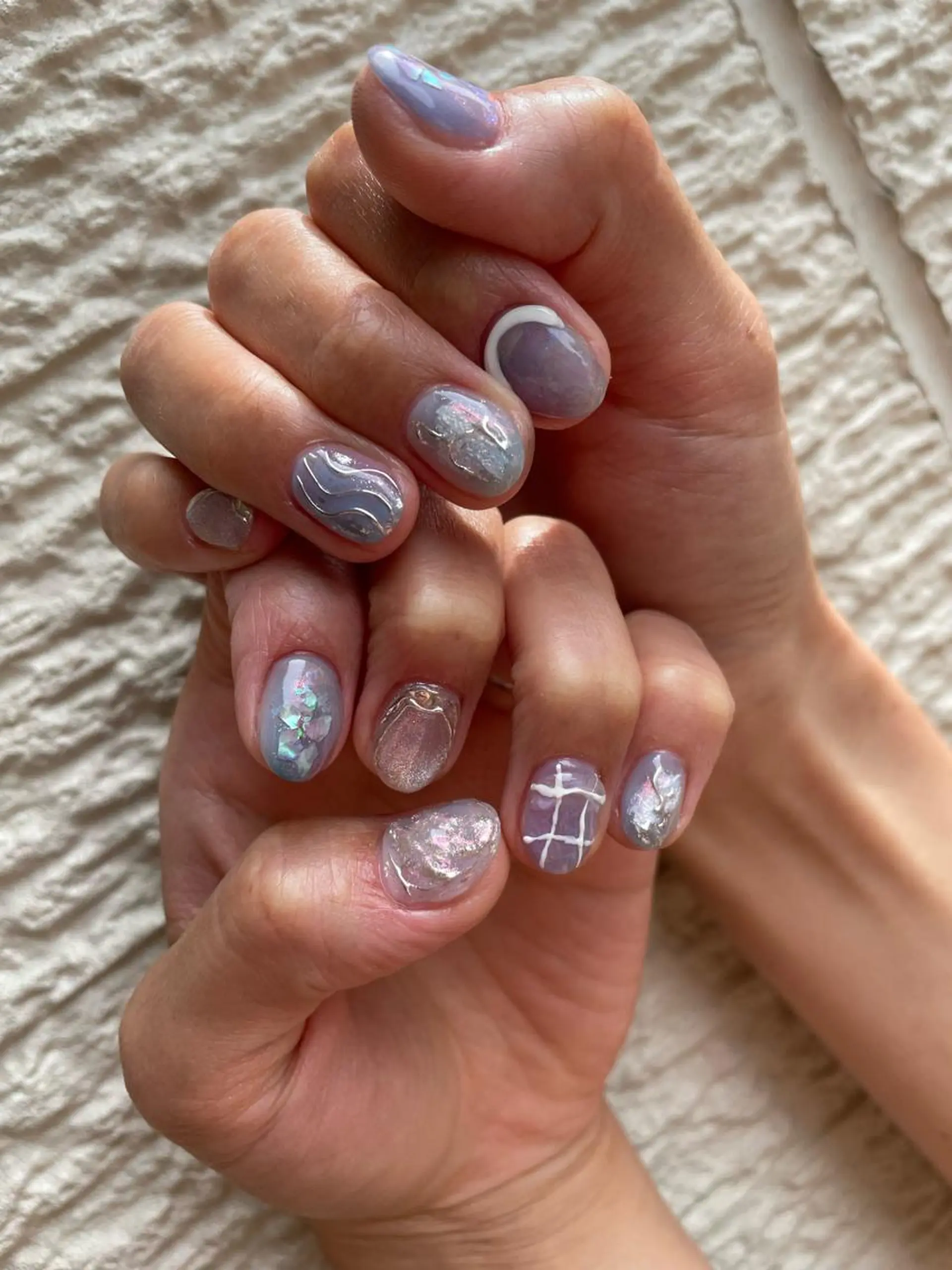 ロング カラー ヘアアレンジ キッズ ネイル マツエク・マツパ アイブロウ 福田 加奈のネイルデザイン