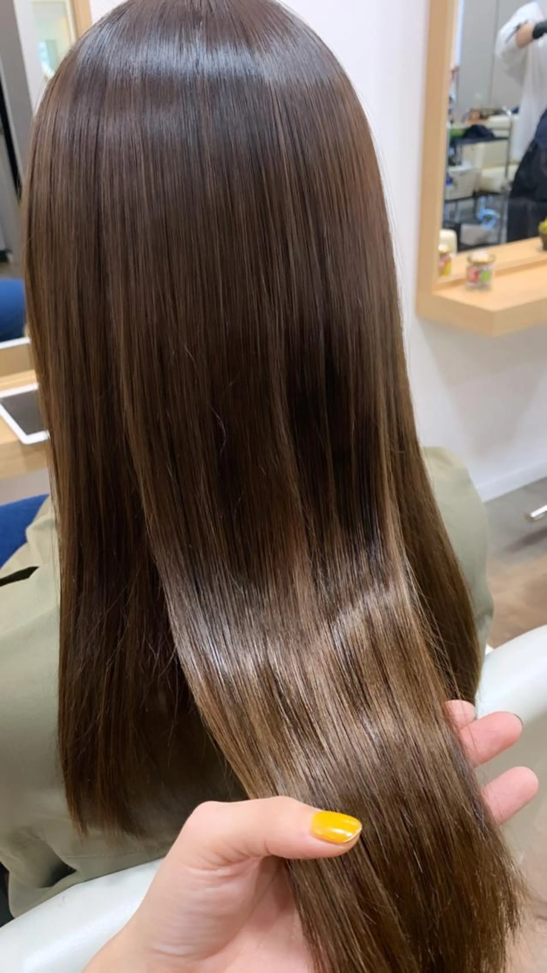 ロング 韓国カット/透明感 Re.Labo岡本のヘアスタイル