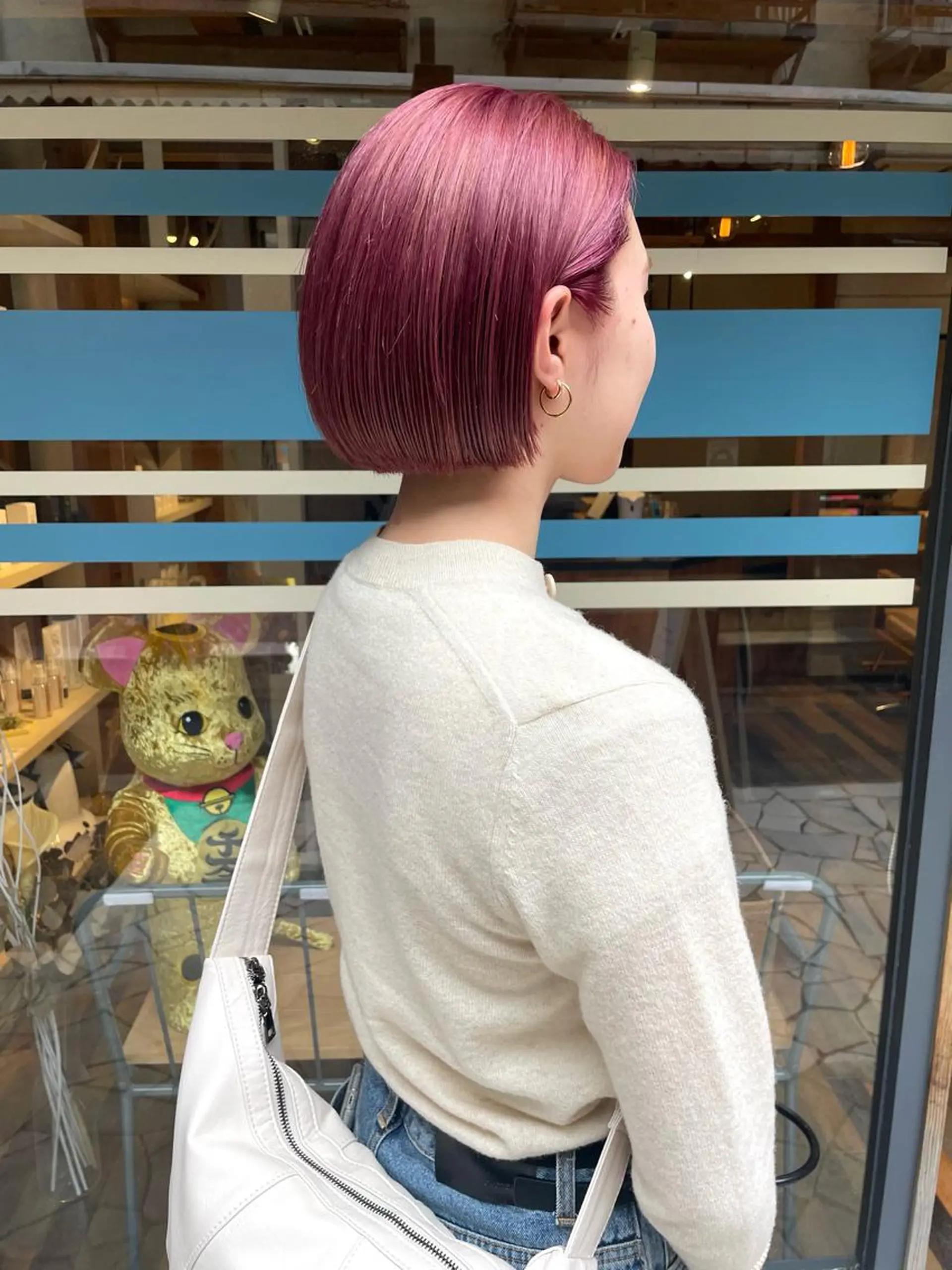 ショート カラー ヘアカラー あずまぐち めぐみのヘアスタイル