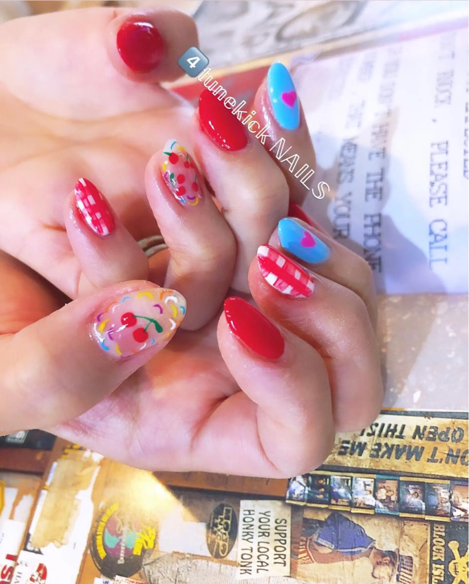 ネイル 4tunekick NAILS(フォーチュンキックネイルズ)所属・光森 淳子のネイルデザイン