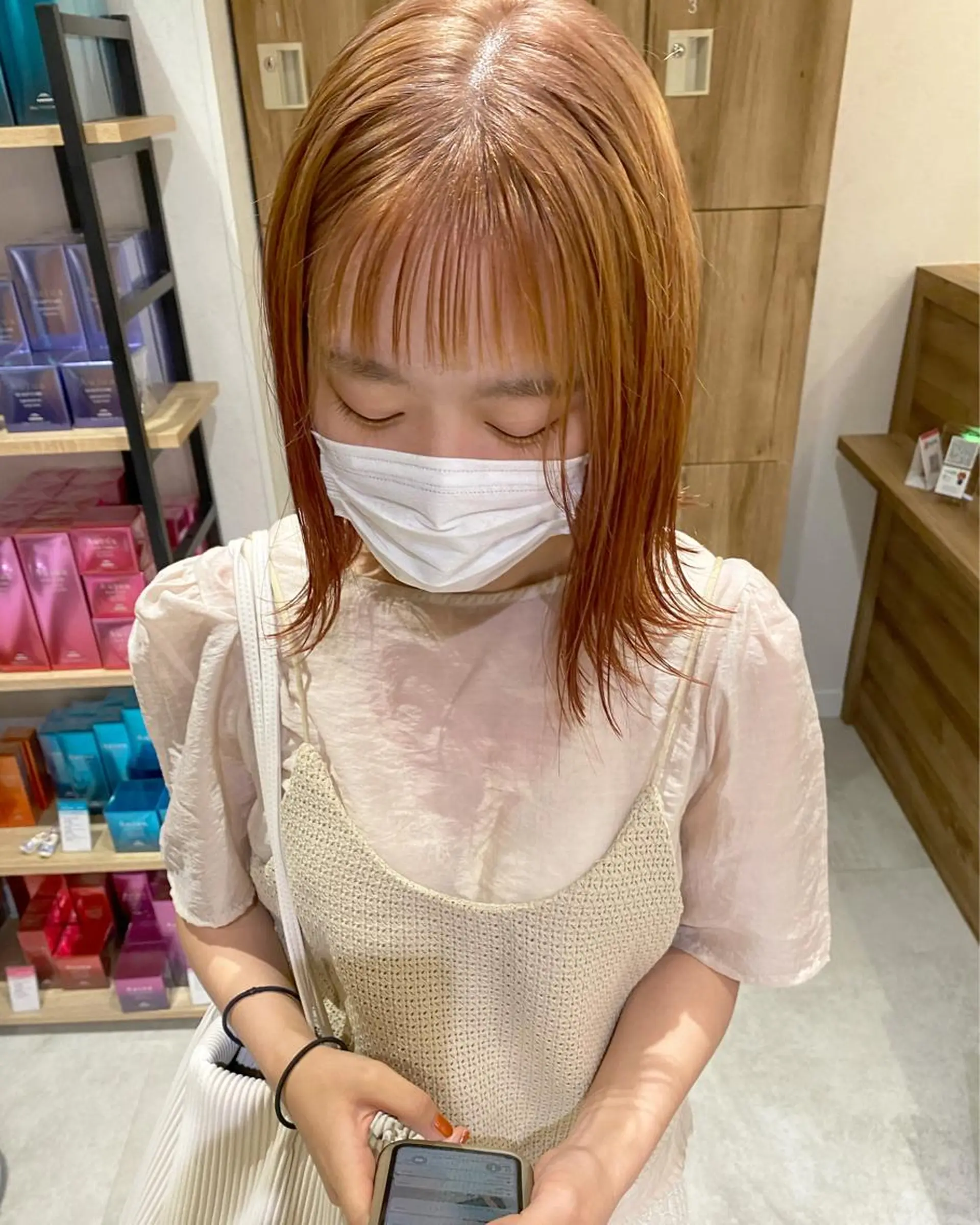 ショート カラー ヘアアレンジ ヘアカラー トリートメント ヘッドスパ パーマ指名No1 /namiのヘアスタイル