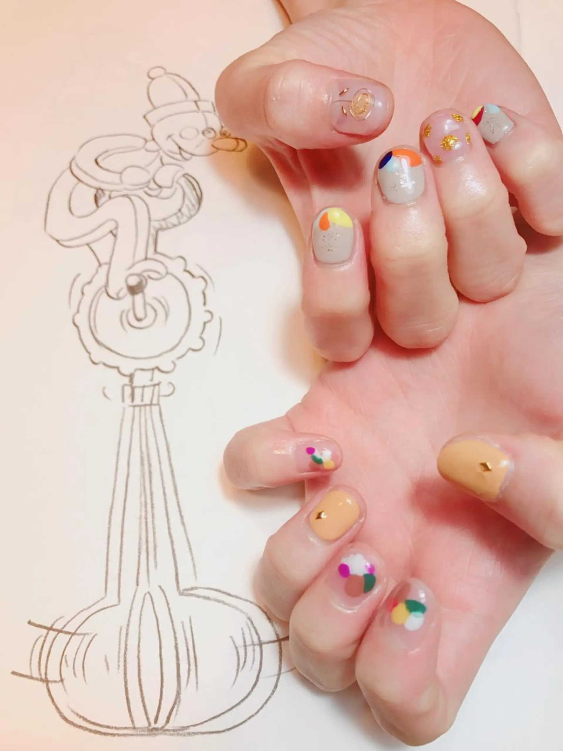 ネイル アートネイル owlnail /持込みデザイン専門のネイルデザイン