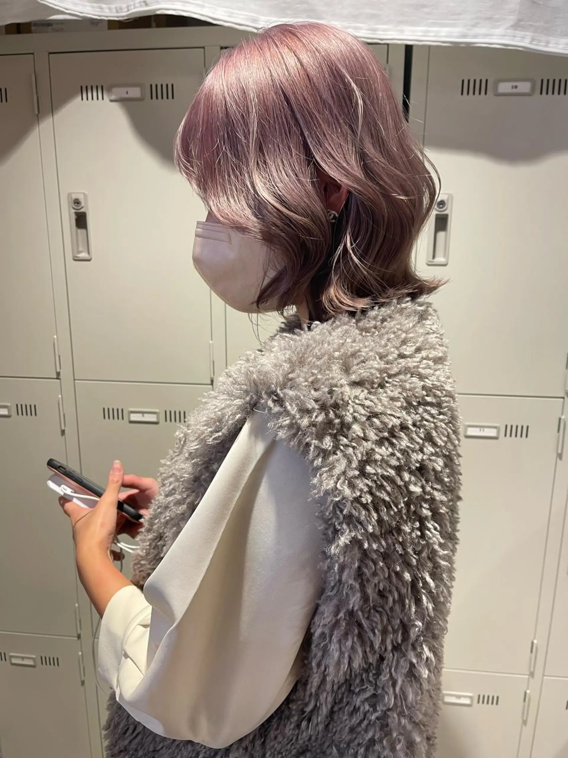 ミディアム カラー ヘアカラー トリートメント ヘッドスパ 🌈ハイトーン×暗髪 🦄TAKUMI🦄のヘアスタイル