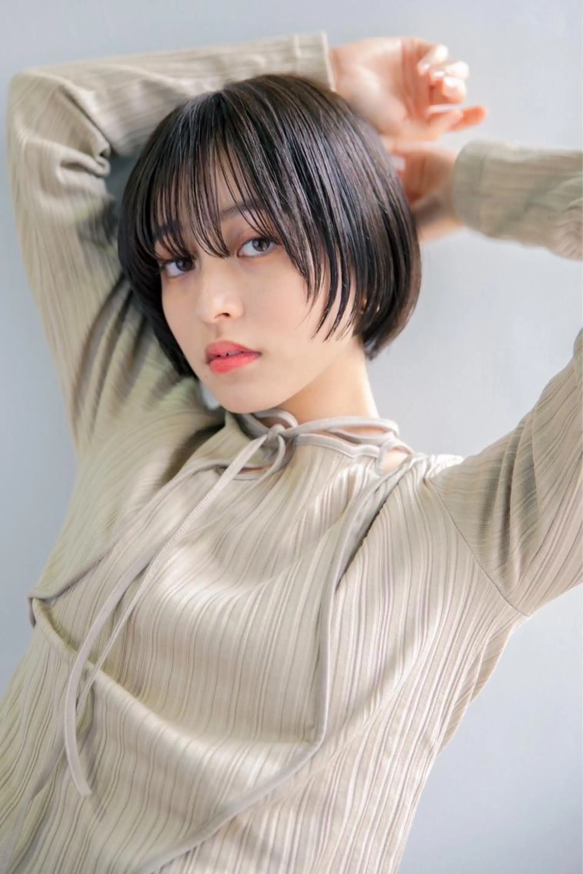 ショート カラー ヘアアレンジ バレイヤージュ ブリーチ ケアブリーチ ダブルカラー イヤリングカラー カット ヘアカラー トリートメント ☀️Luana☀️ 公式/大通のヘアスタイル