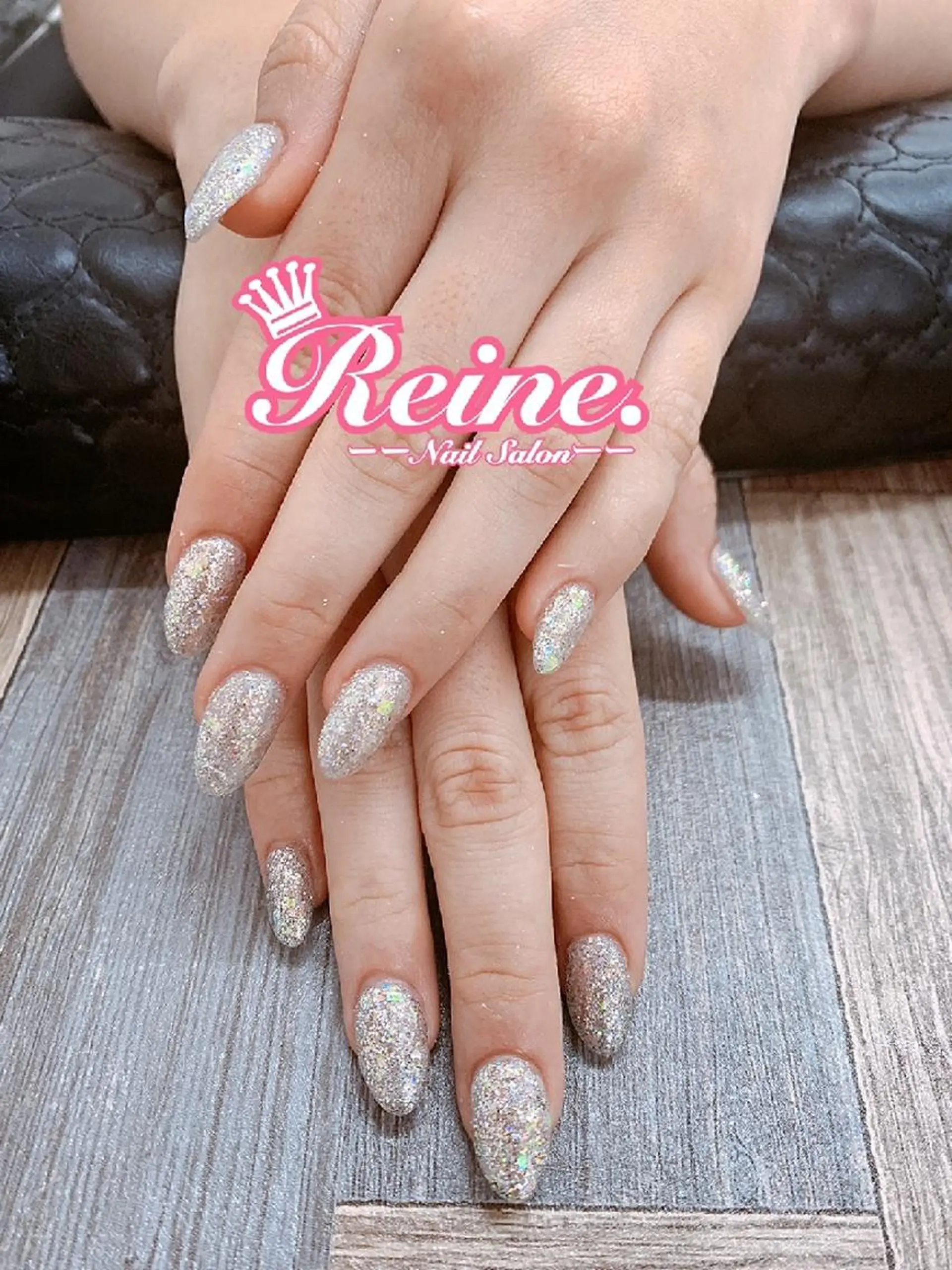 ネイル ゴージャス キラキラネイル ラメ(グリッター) ハンドネイル Nailsalon Reine所属・玉栄 伶奈のネイルデザイン
