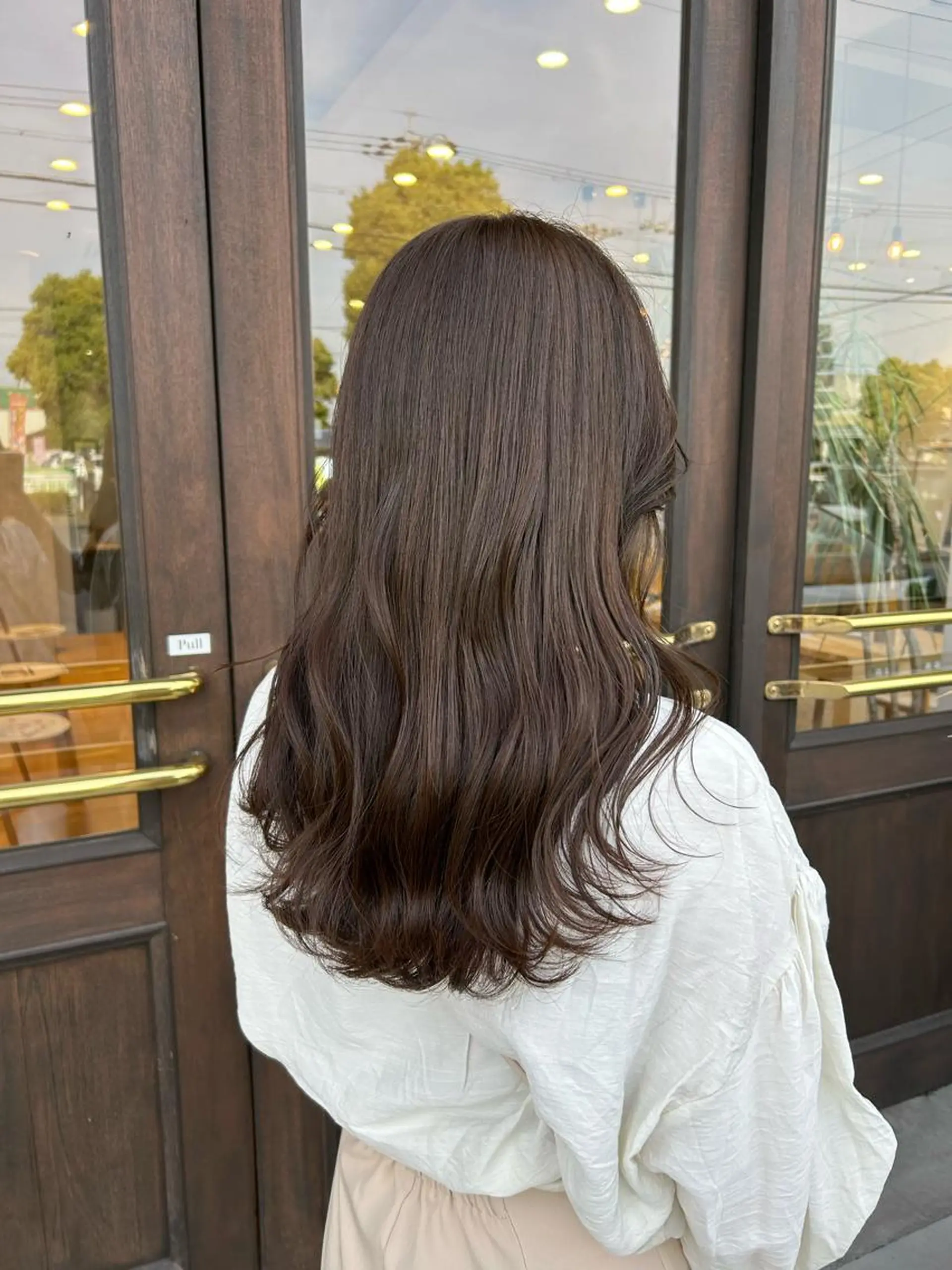 ミディアム カット ヘアカラー merc.🌿 友藤鮎那のヘアスタイル