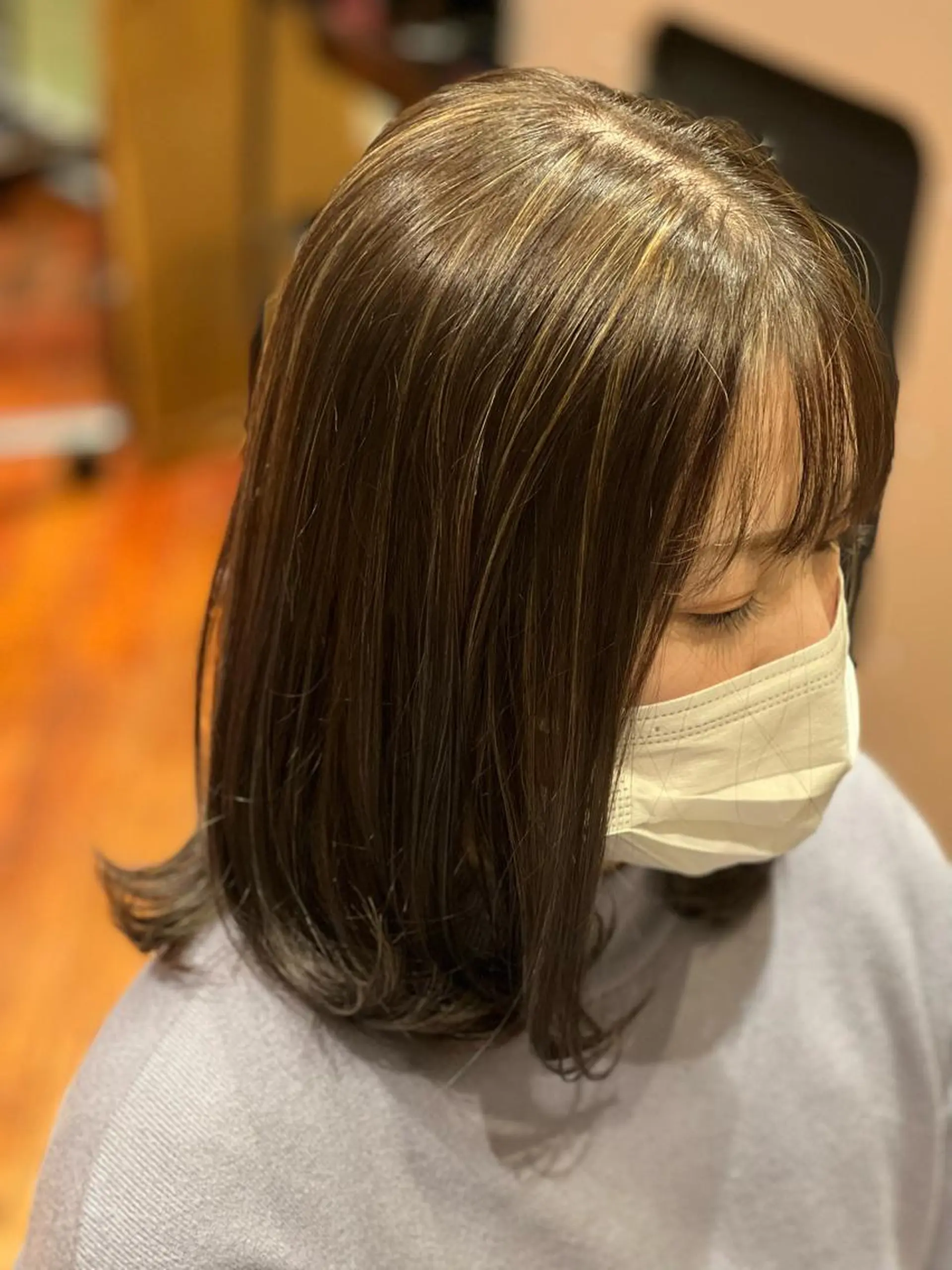 ミディアム ハイライト Maison Blanc西宮阪急店所属・小野まさや /ショートカットのヘアスタイル