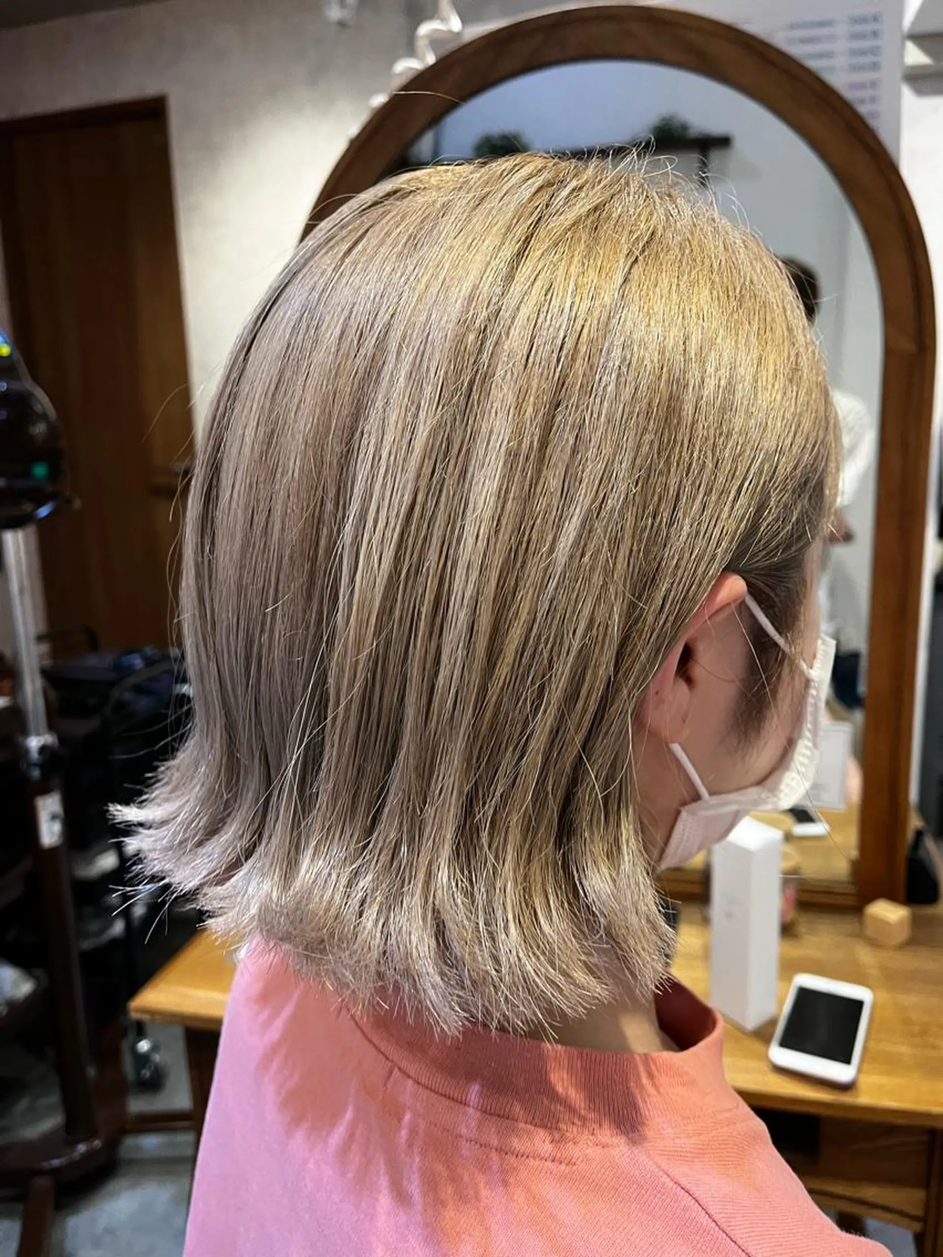 ショート カラー Hair relaxation drop大森所属・佐藤槙哉 サトウシンヤのヘアスタイル