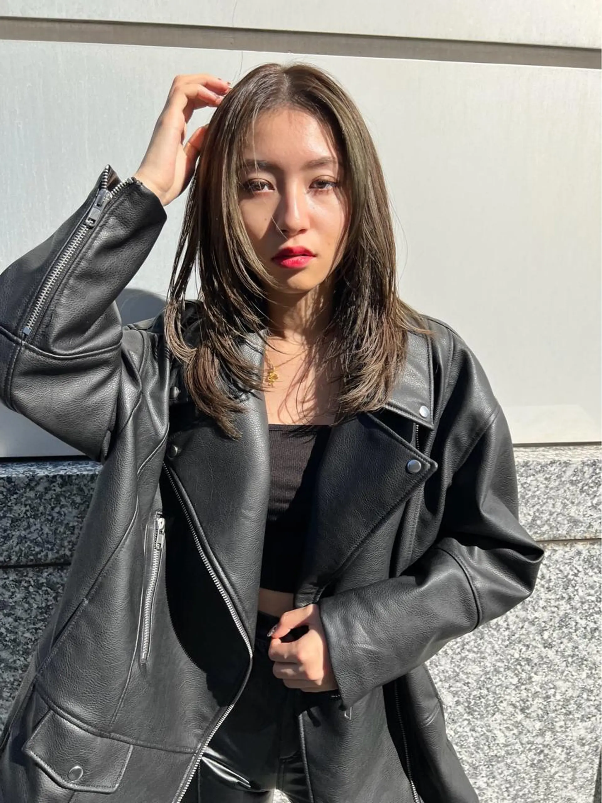 セミロング 【ロングウルフカット 姫カット】伊藤裕哉のヘアスタイル