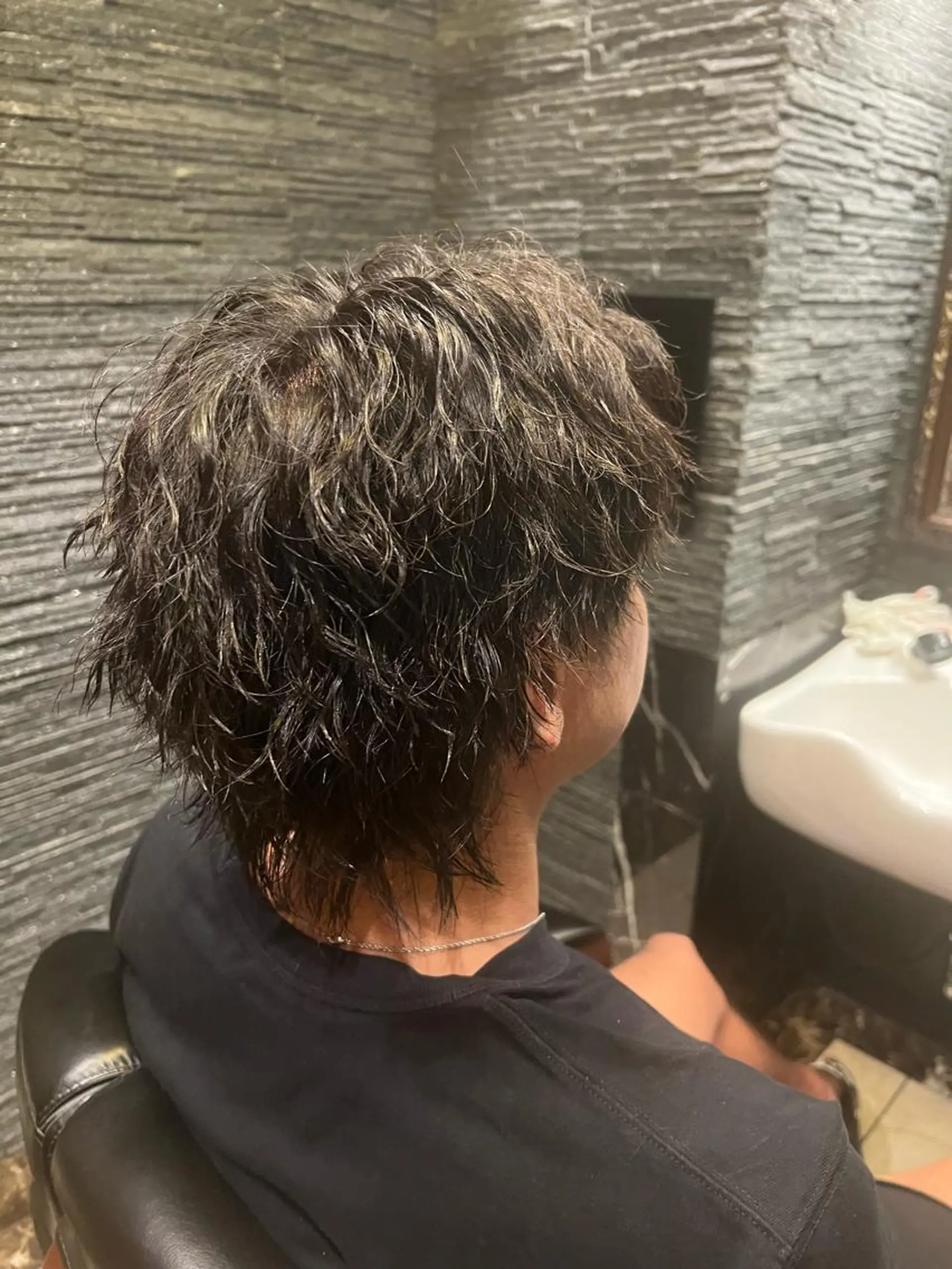 ミディアム メンズ ヒロ銀座　barber shop新宿店所属・長野 風人のヘアスタイル