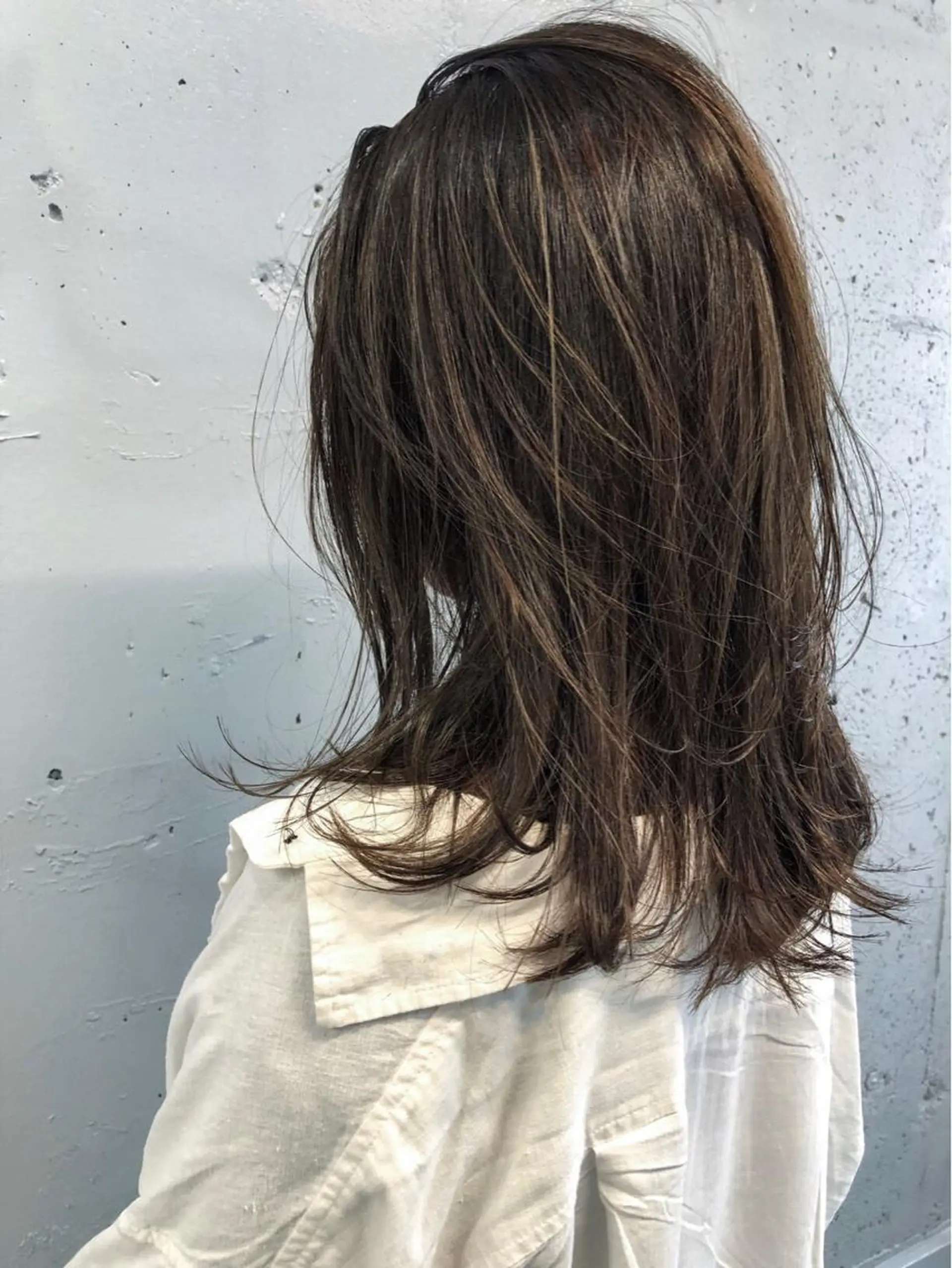 ロング nessヤマサキ リュウタのヘアスタイル