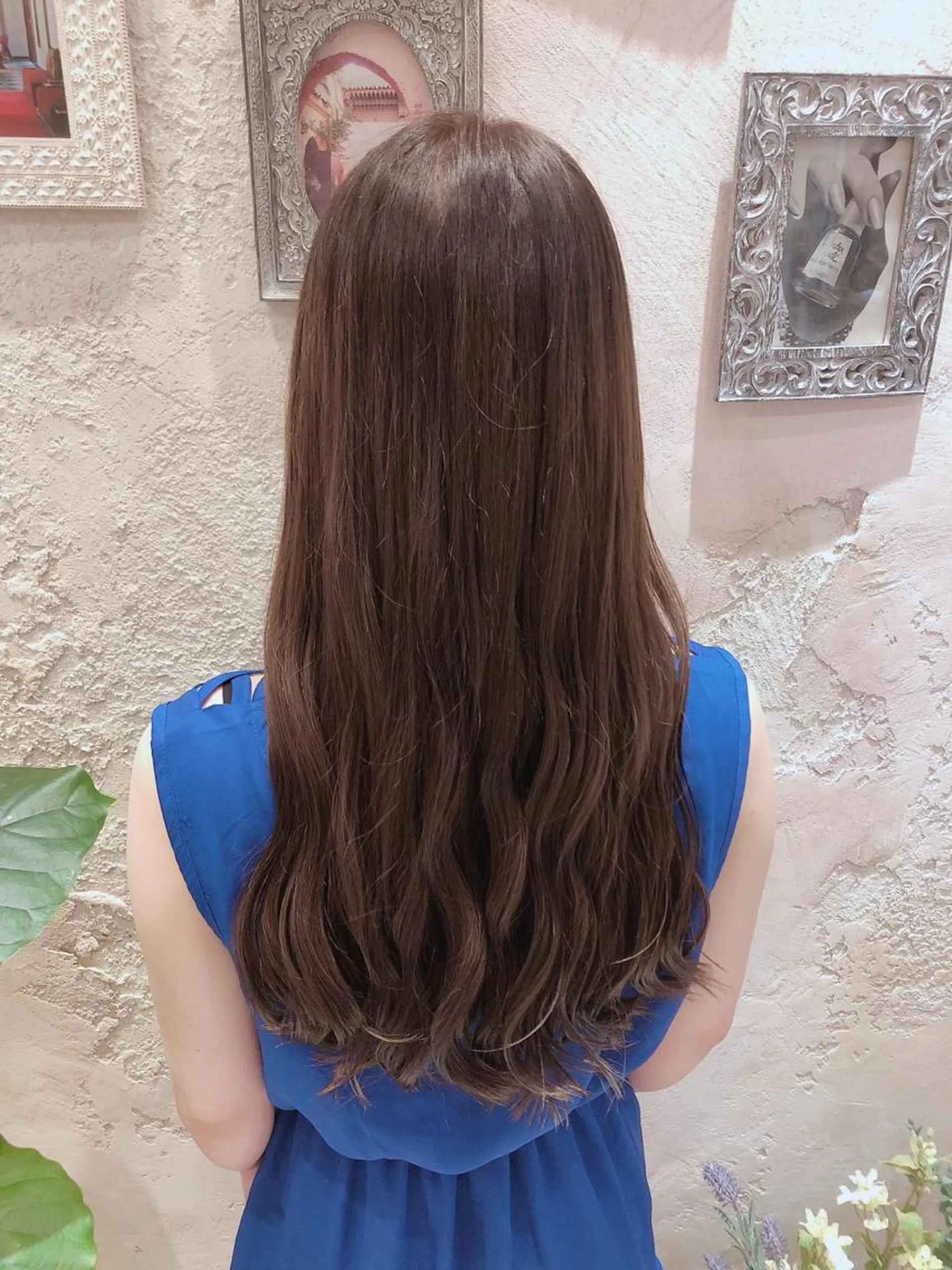 セミロング カット ヘアカラー トリートメント 代表山口ひな 髪質改善のプロのヘアスタイル