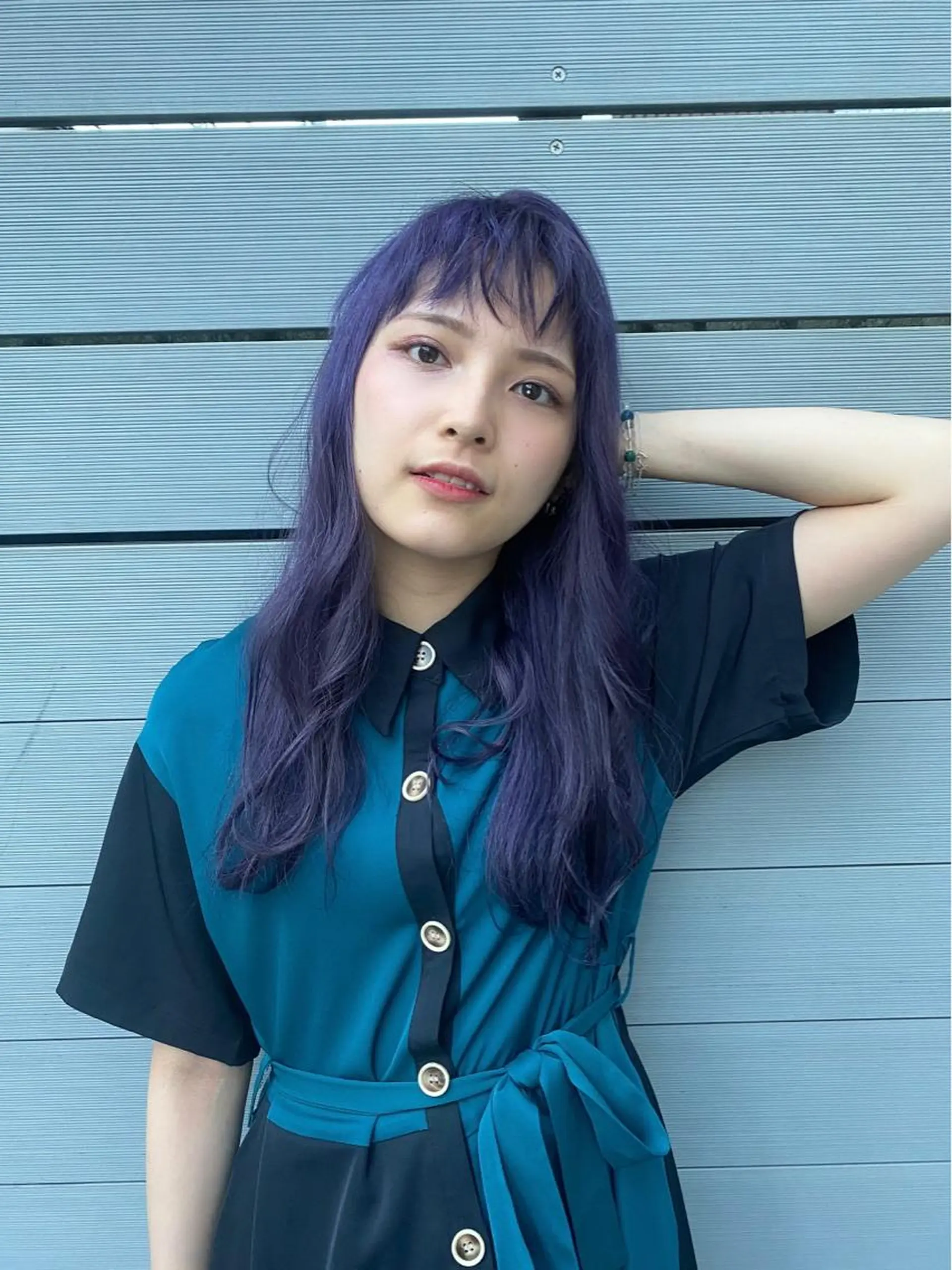 ロング カラー 髙橋 優菜のヘアスタイル