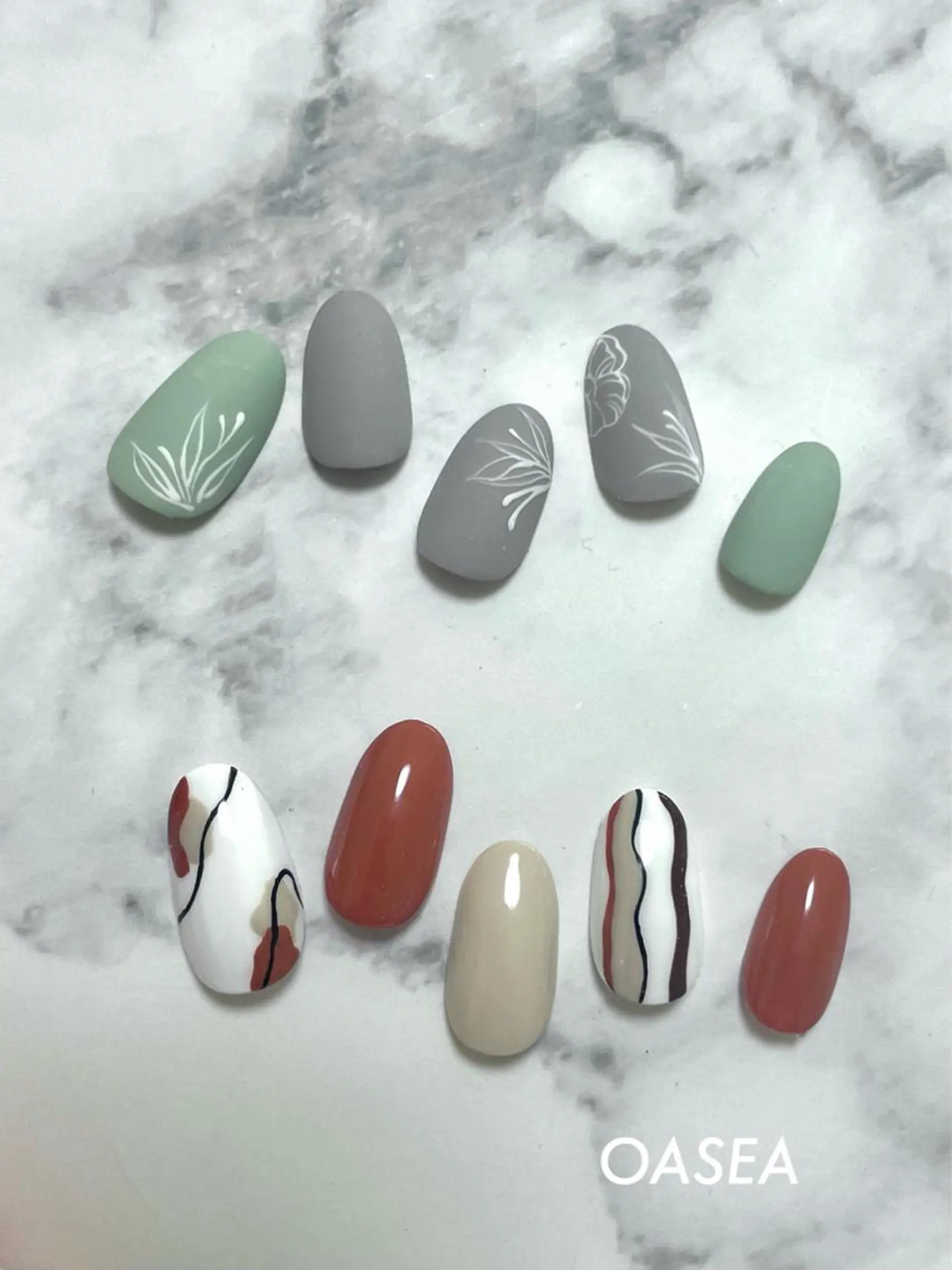 ネイル ハンドネイル 🌞💜 KAORI 🌴のネイルデザイン