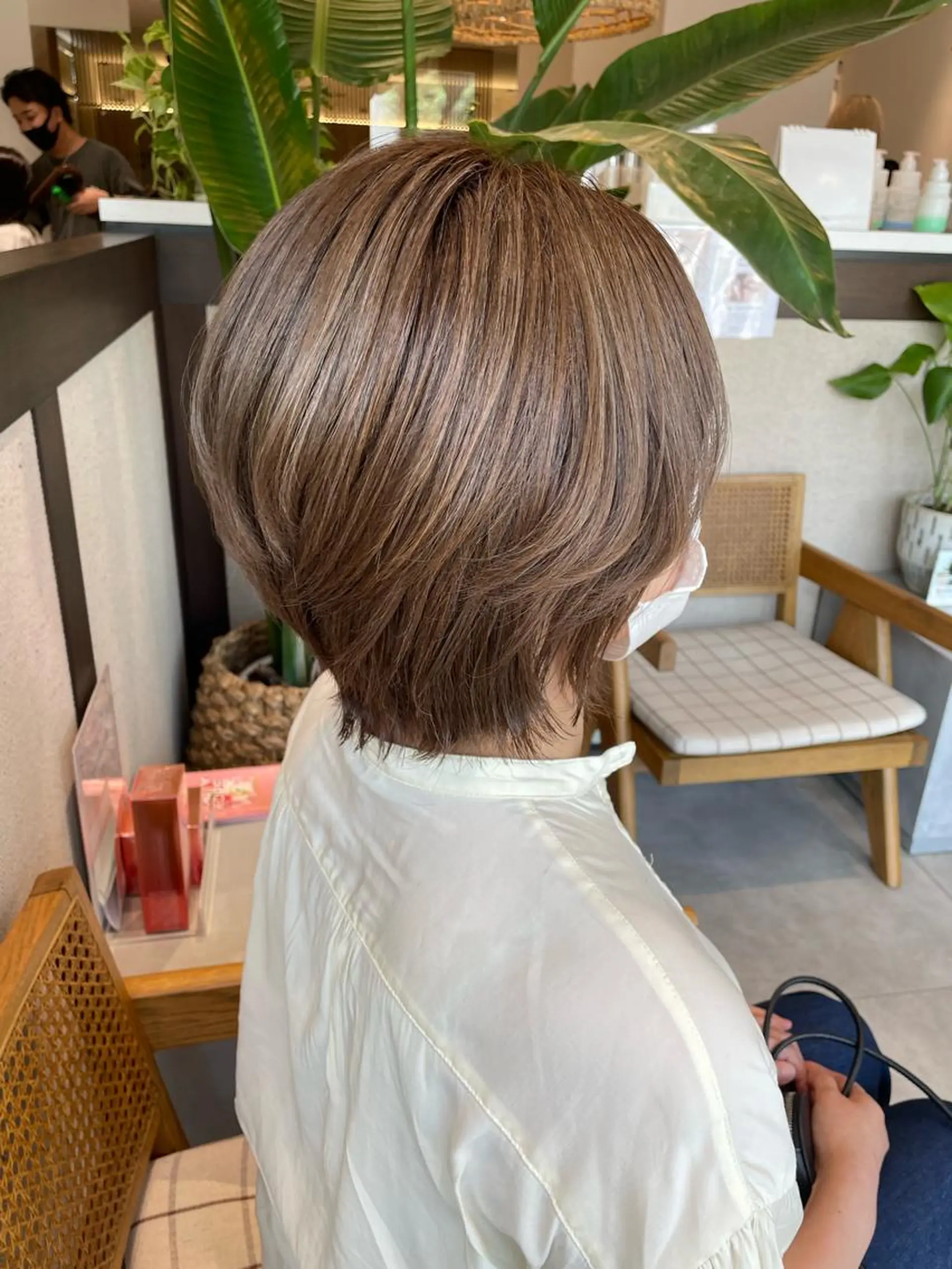 ショート カラー カット ヘアカラー 高木 櫻のヘアスタイル