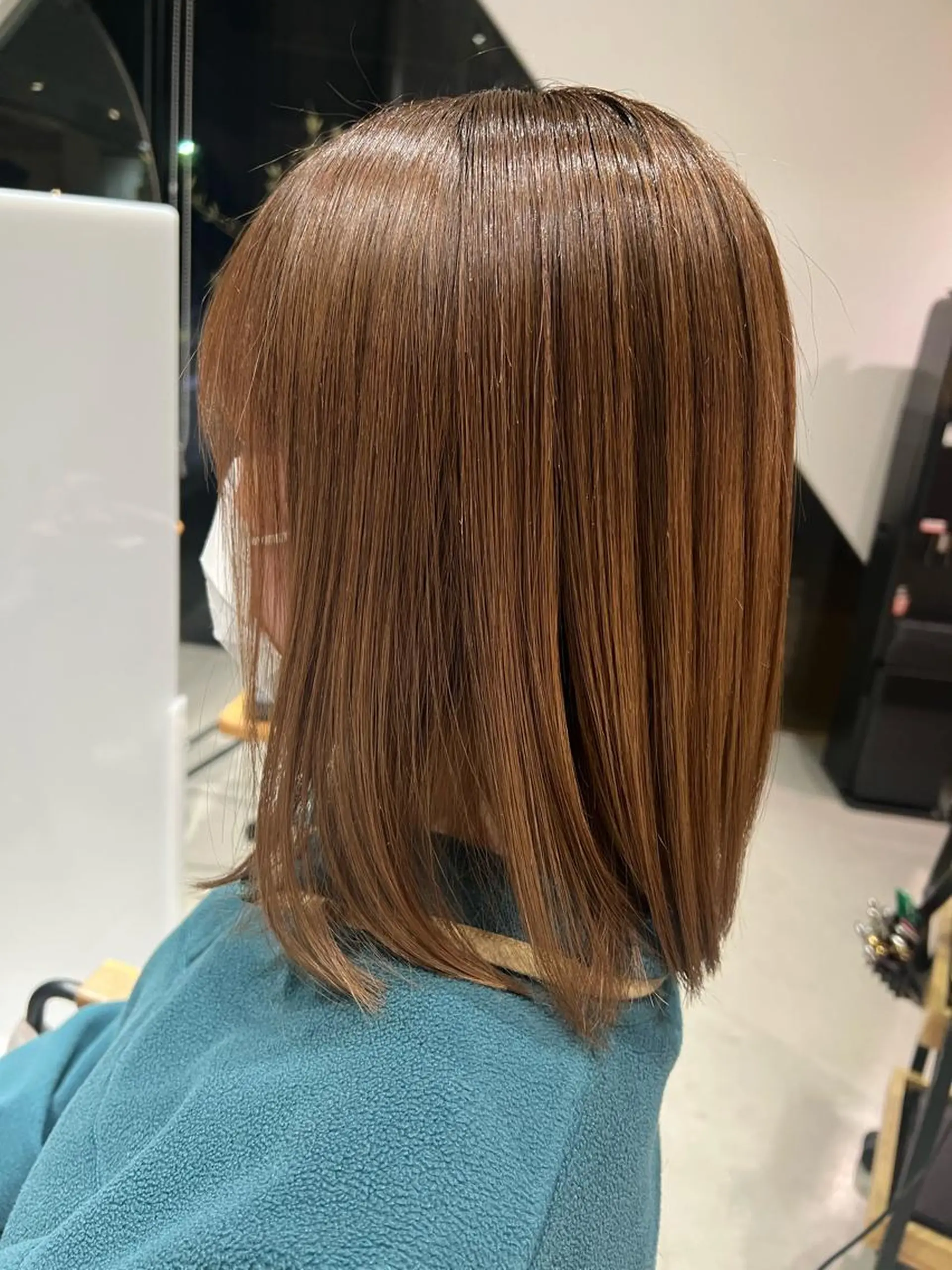 ミディアム 髪質改善 トリートメント カット トリートメント APREKO SAYAKAのヘアスタイル