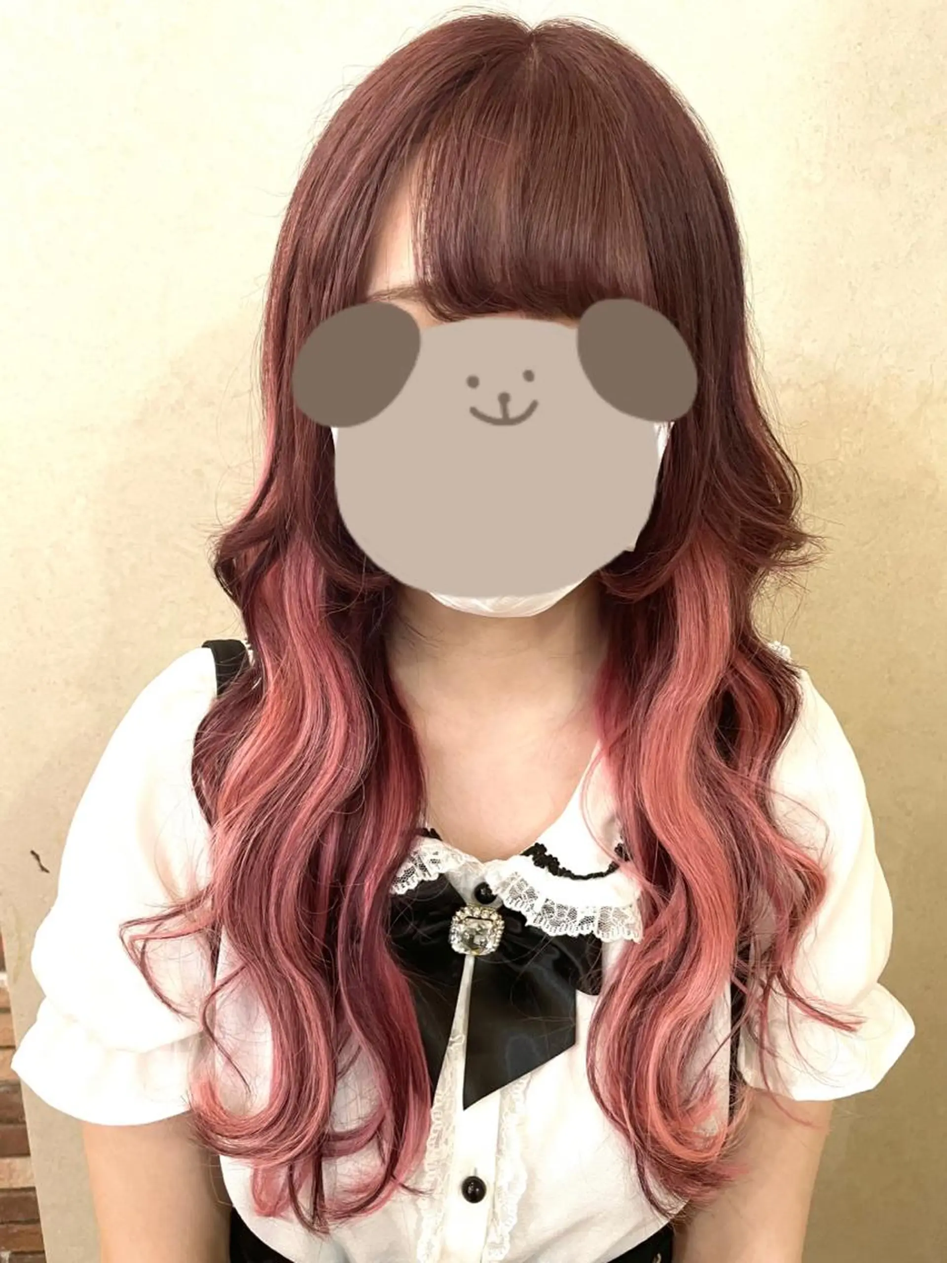 ミディアム カラー パーマ ヘアアレンジ メンズ シールエクステ メンズハイライト メンズハイトーン メンズ韓国風 学生(メンズ向け) 🦋高瀬寛菜🦋 韓国/ブリーチのヘアスタイル