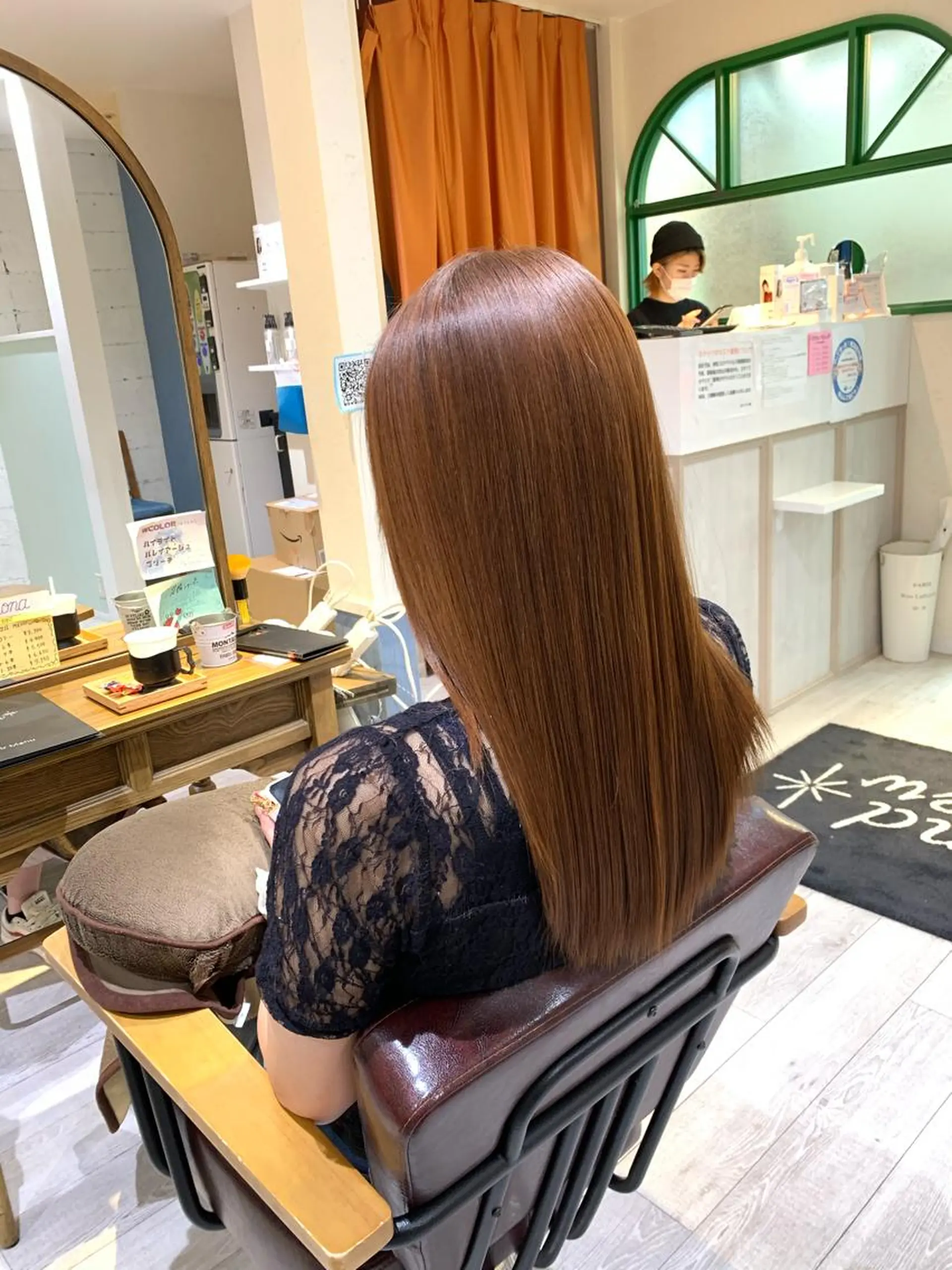 ロング 小島嵩人 縮毛矯正 髪質改善のヘアスタイル