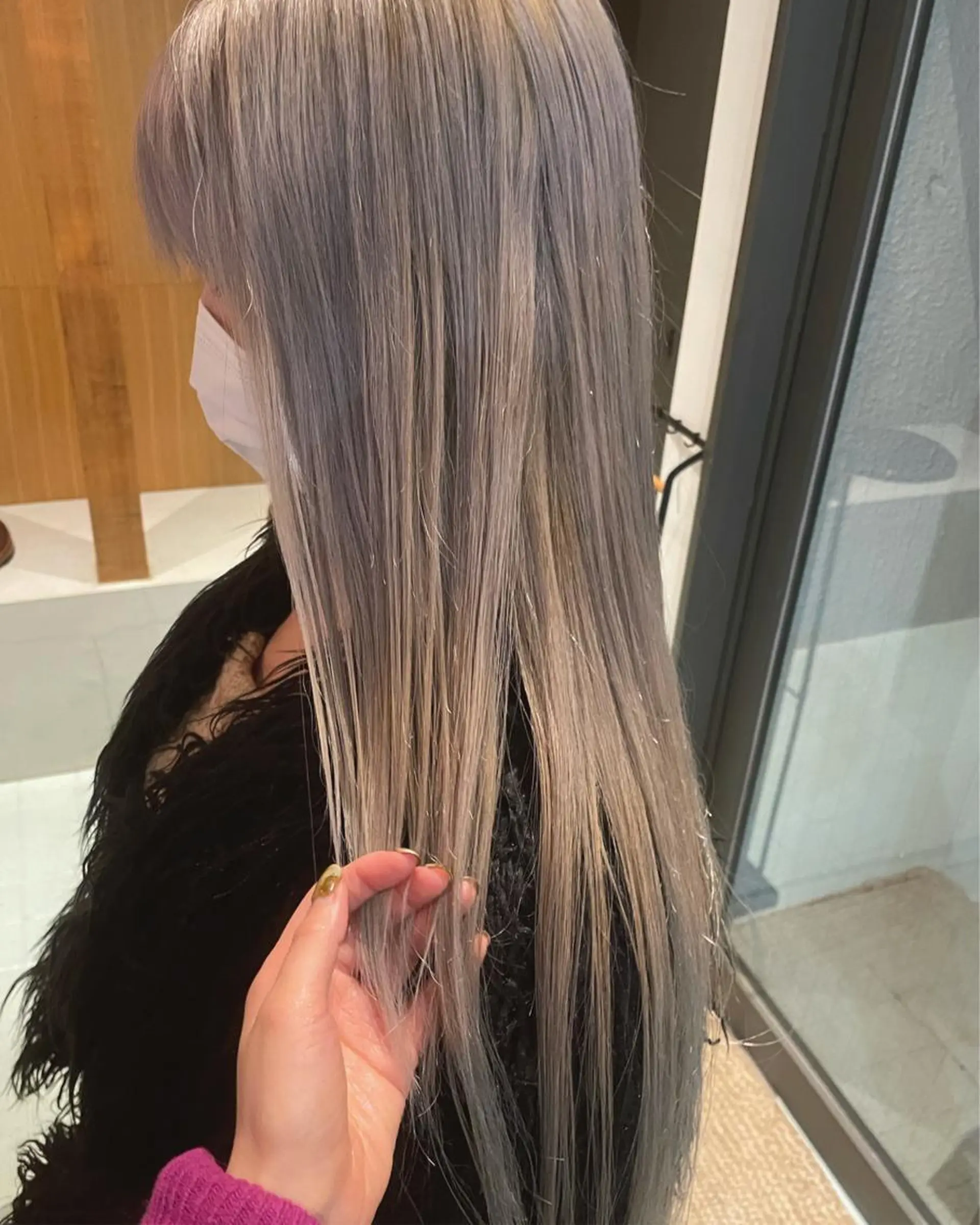 ロング カラー ブリーチ 後藤璃子 (ごとうりこ)のヘアスタイル