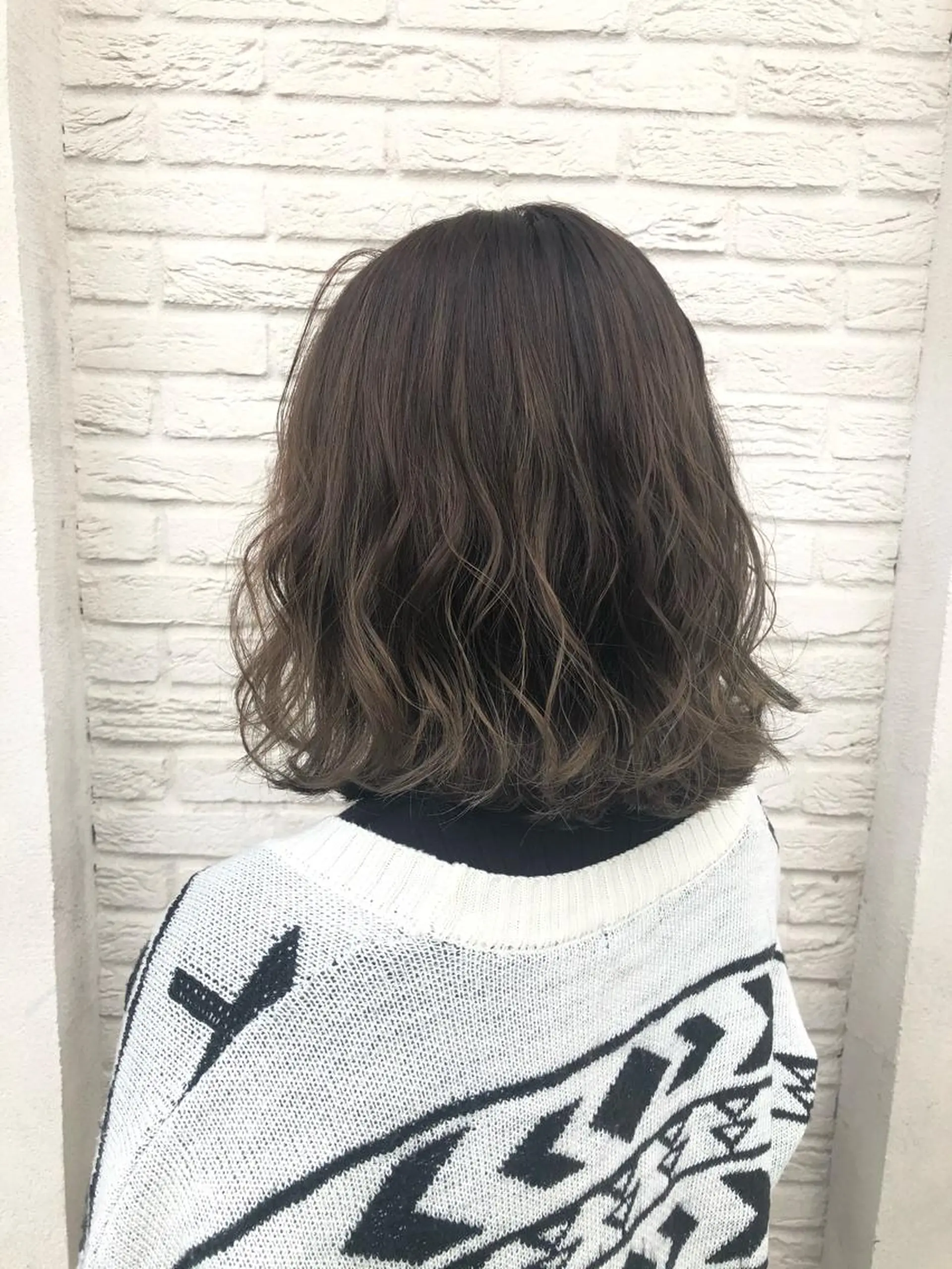 ミディアム カラー ベージュカラー 透明感カラー ハイライトカラー ハイライト ヘアカラー トリートメント Homey Kyoto所属・吉村 絢乃のヘアスタイル