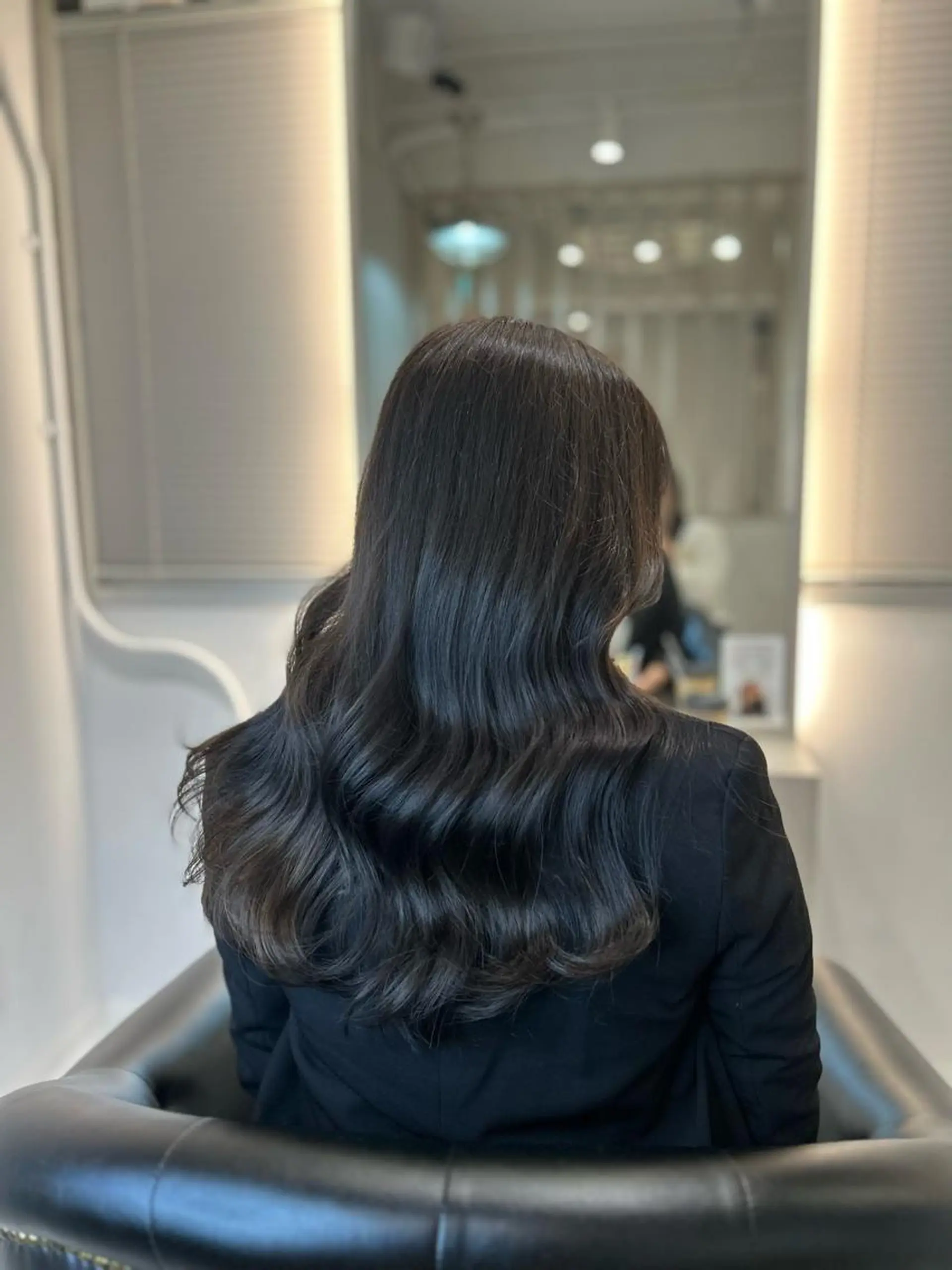 ロング カラー カット ヘアカラー トリートメント &chaLme   心斎橋所属・emi/髪質改善/ 韓国風/艶カラーのヘアスタイル