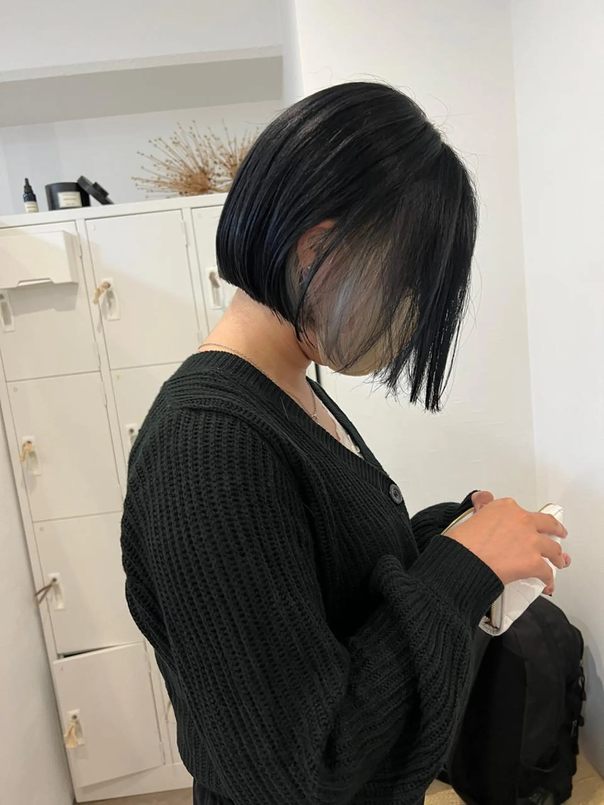 ミディアム カラー ショート・ボブパーマ 指名No.1かけるのヘアスタイル