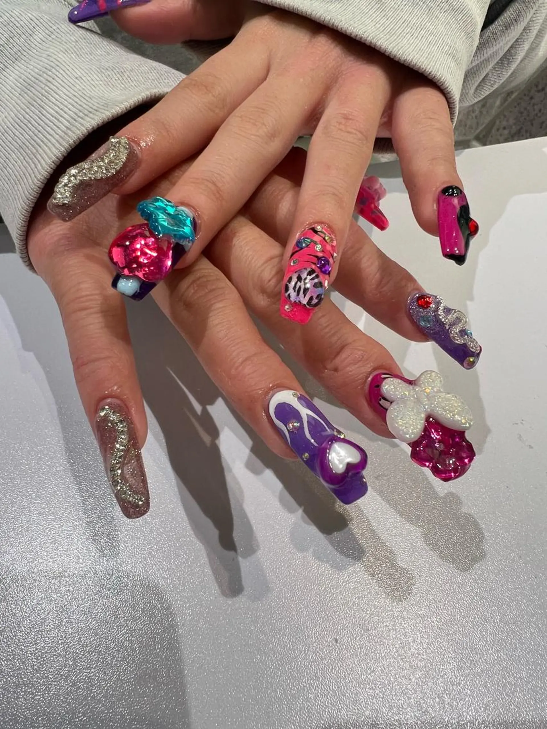 ネイル 個性派／中韓ネイル SAKURAのネイルデザイン