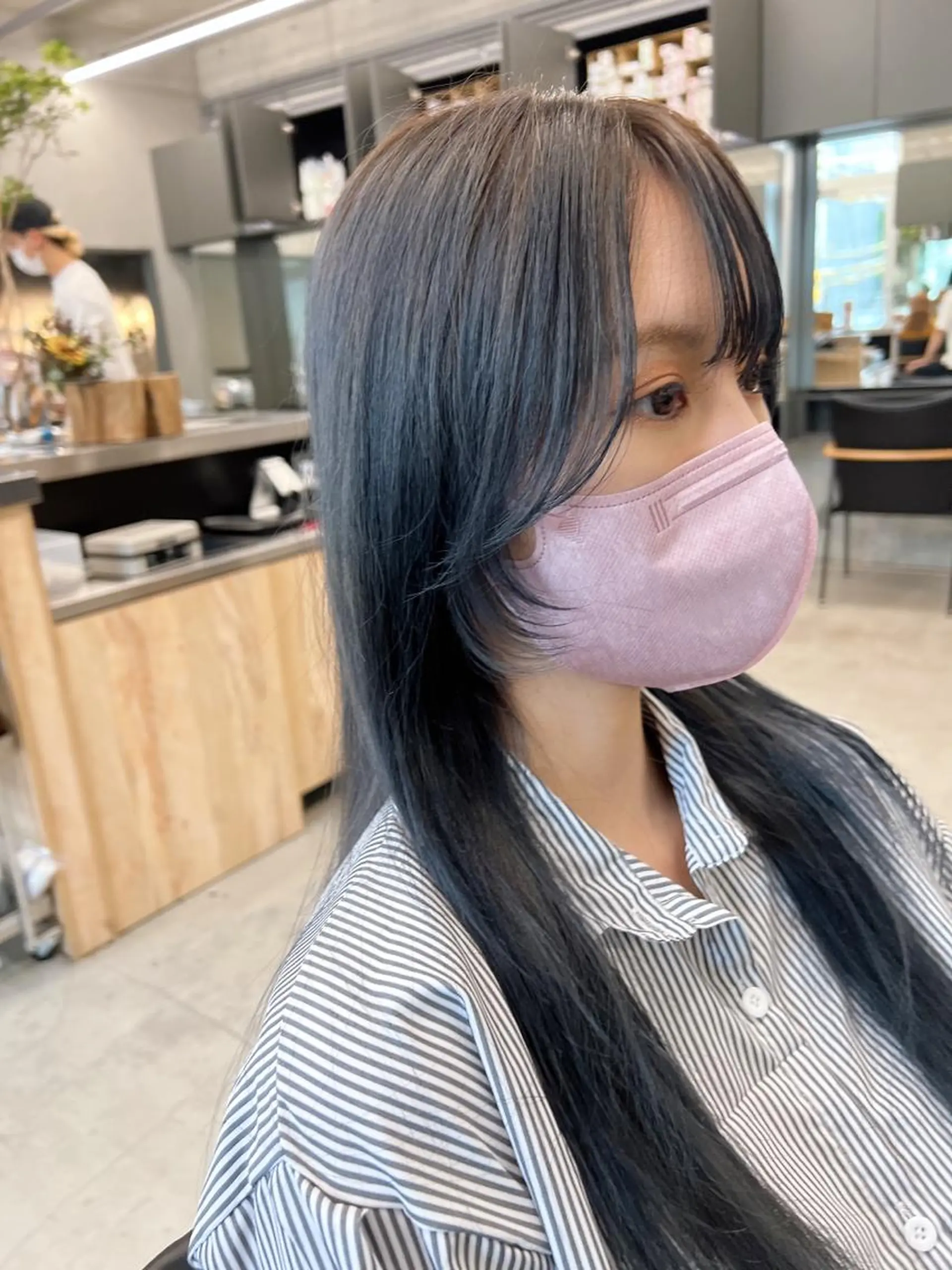 ロング 顔周りカット カット 誰よりも丁寧なカット 🍀小林輝のヘアスタイル