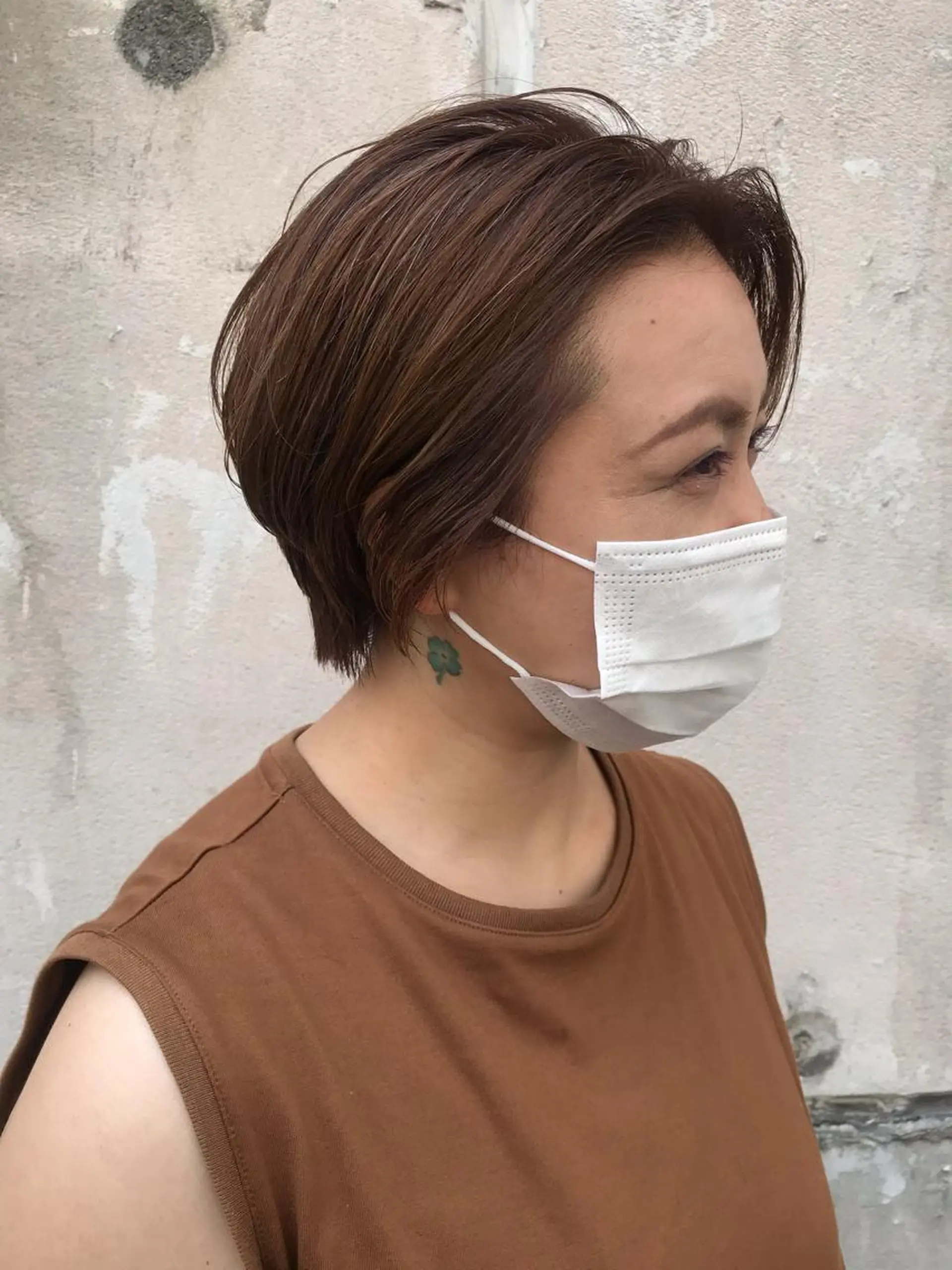 ショート カット ヘアカラー ヘッドスパ さの あやねのヘアスタイル