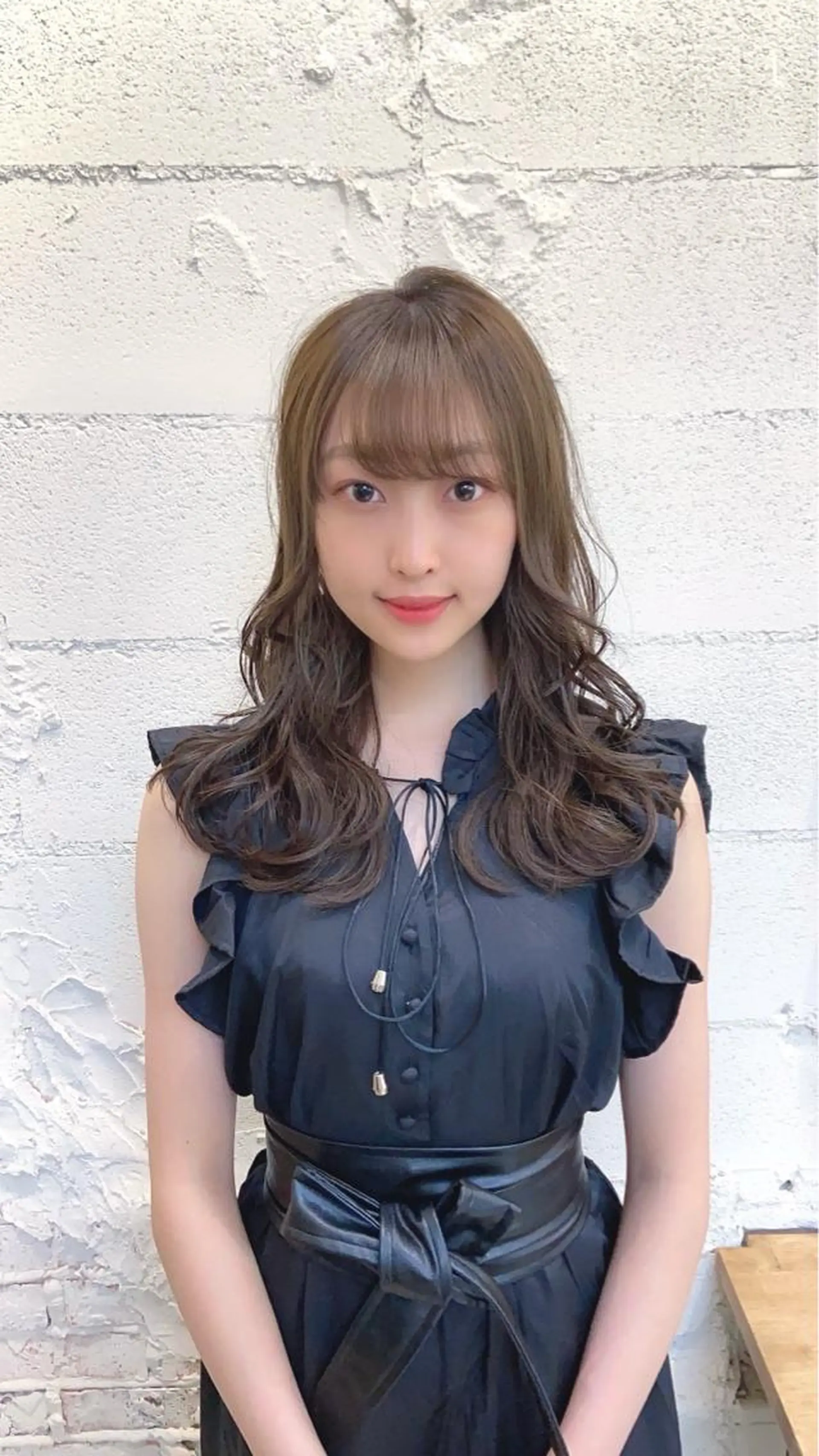 セミロング 韓国カットパーマ✂︎ Toshiのヘアスタイル