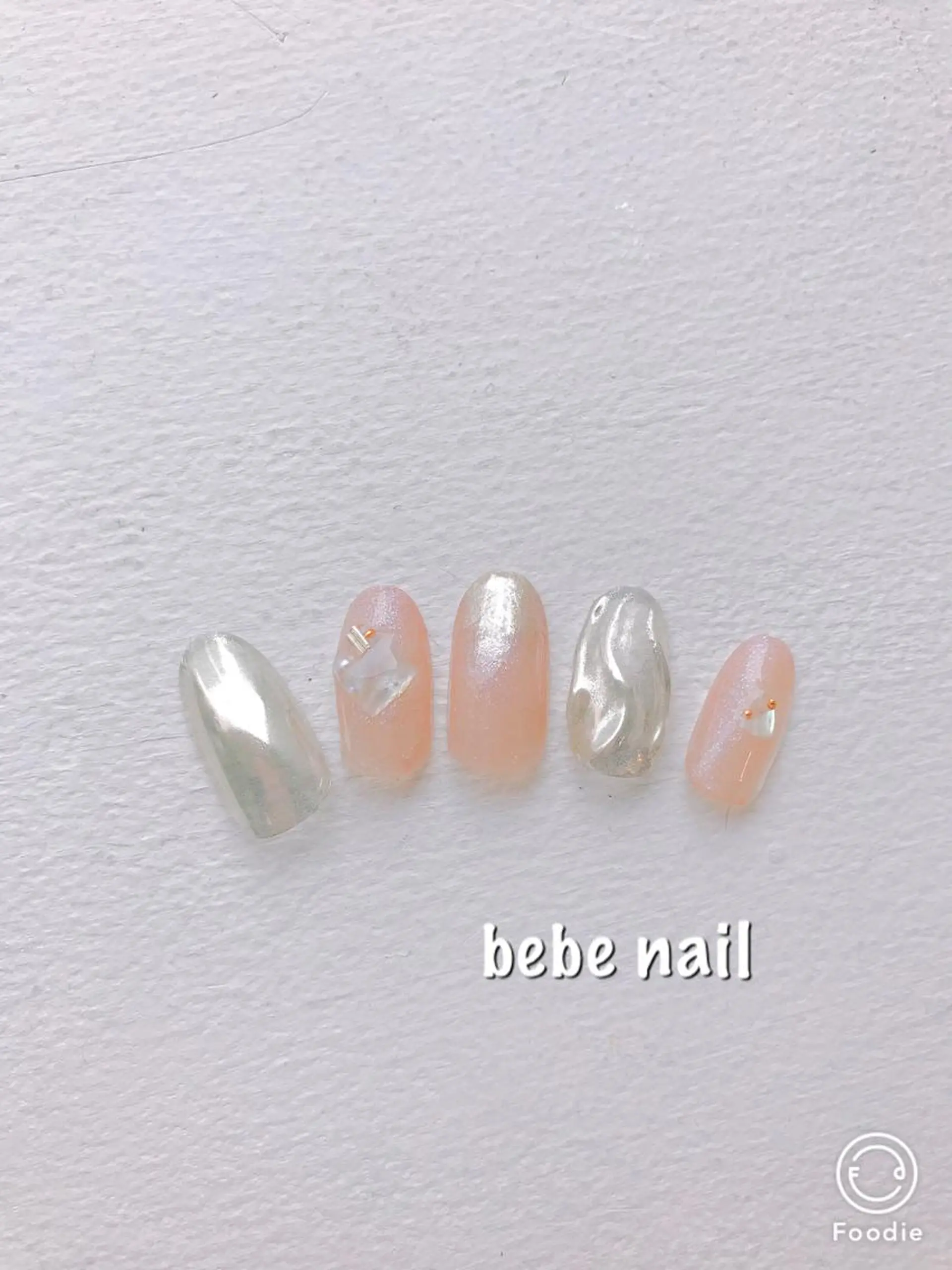 ネイル ジェルネイル ニュアンスネイル パラジェル 春ネイル Ann. nail.tokyo所属・Ann nailのネイルデザイン