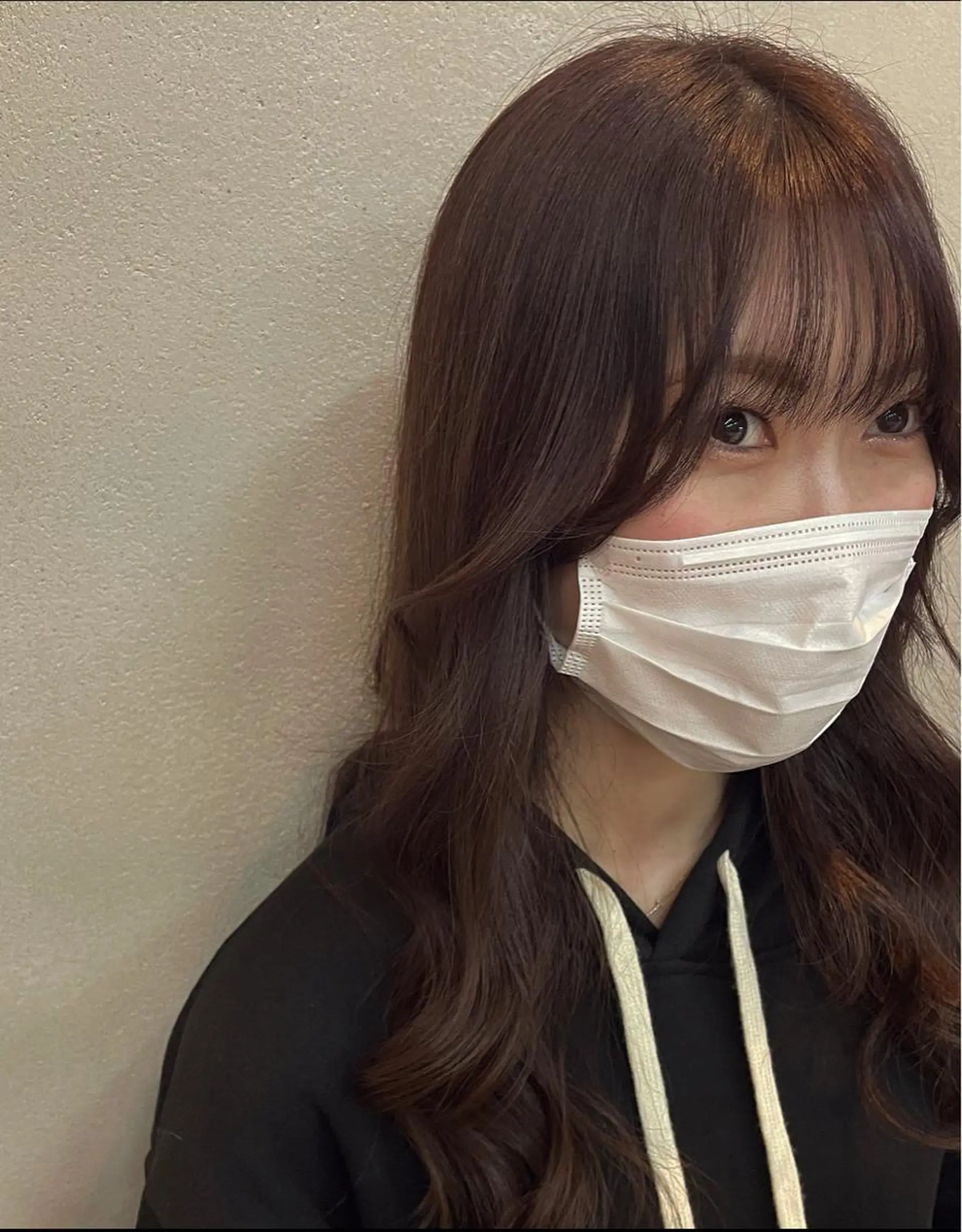 セミロング カラー 顔まわりレイヤー 韓国風ヘア レイヤーカット 沖縄/ヘアアレンジ /ナカノのヘアスタイル