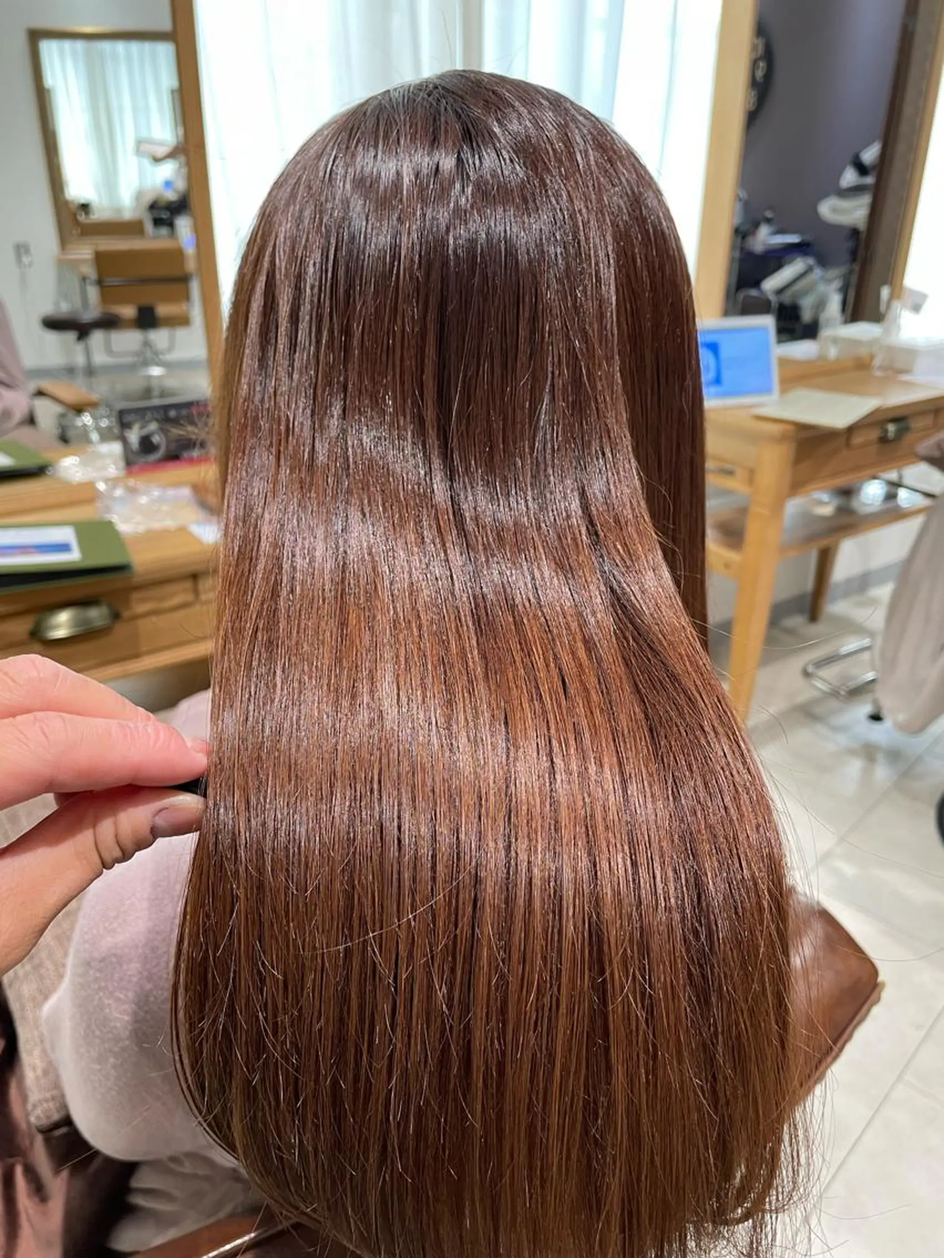 セミロング 髪質改善 トリートメント eins.hair所属・過去一の柔髪ヘア 🌿einshairのヘアスタイル