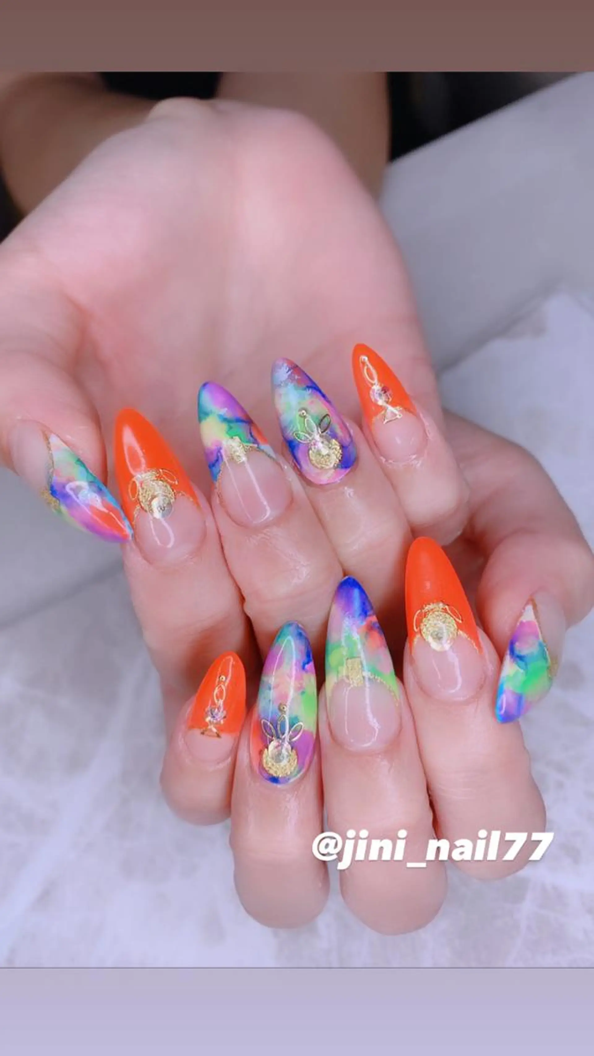 ネイル ハンドネイル JINI NAIL所属・ジニ ネイルのネイルデザイン