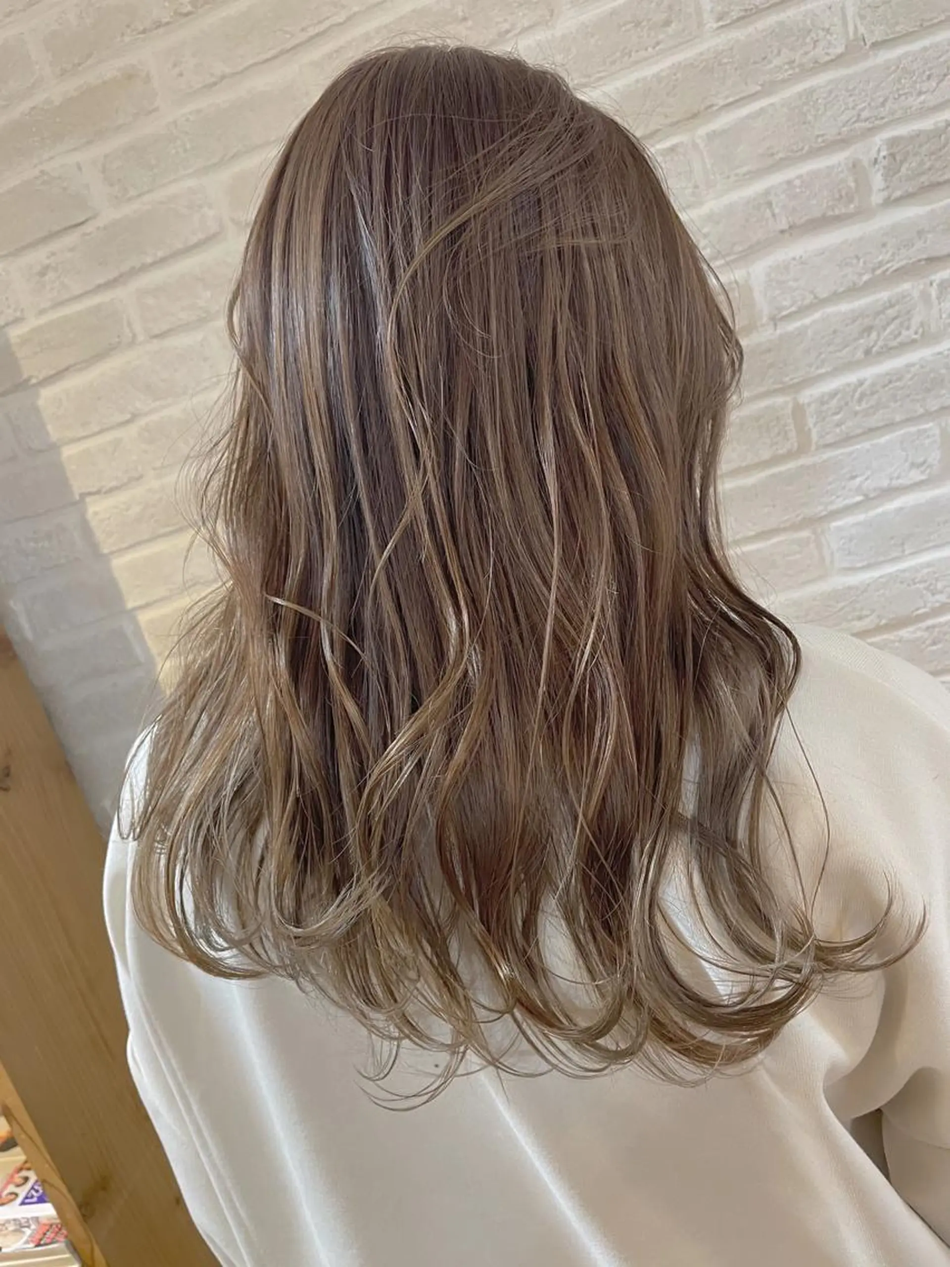 セミロング カラー hair salon Ranun髪質改善のヘアスタイル