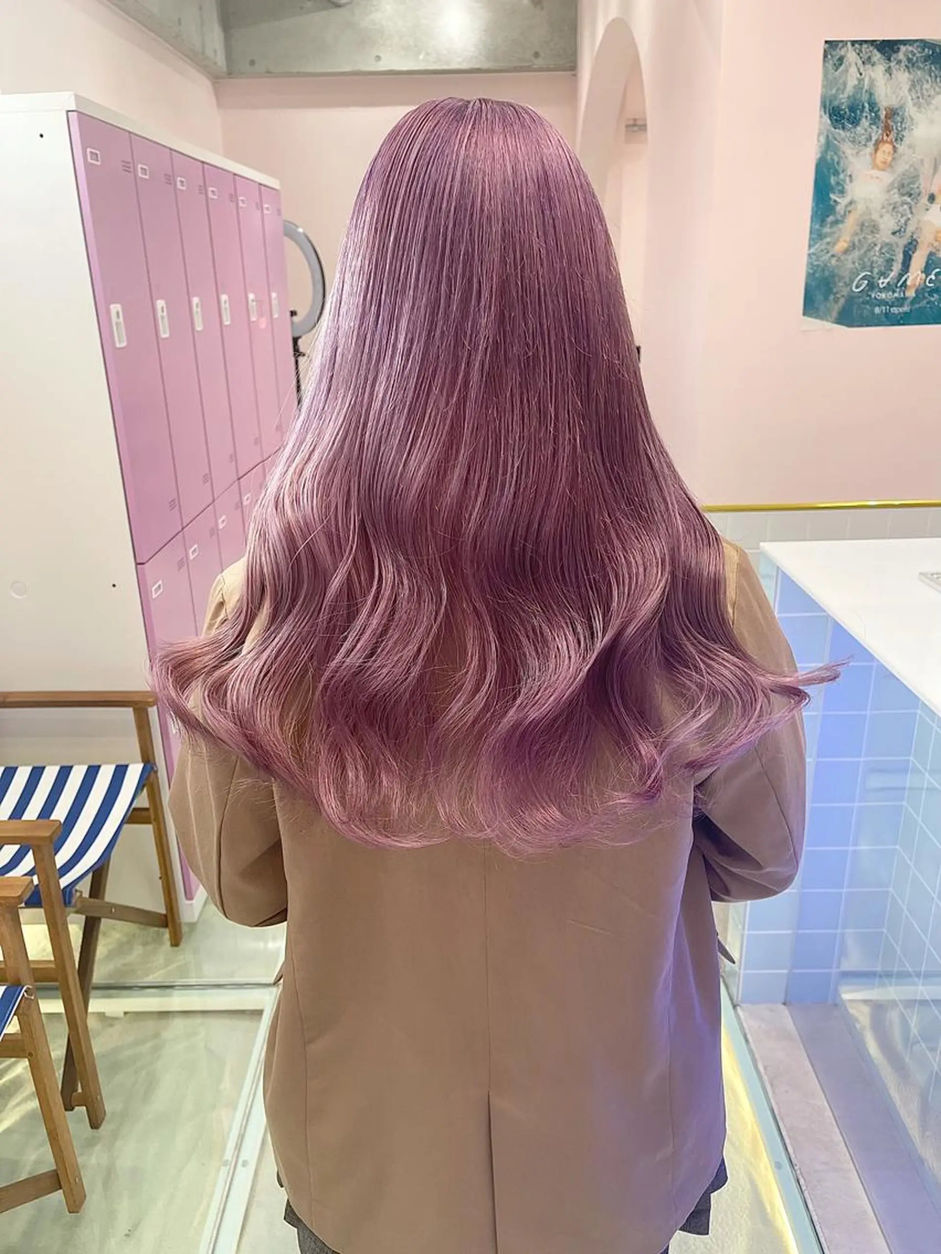 ロング ヘアカラー トリートメント tuki yokohama所属・店長 小池アキトのヘアスタイル