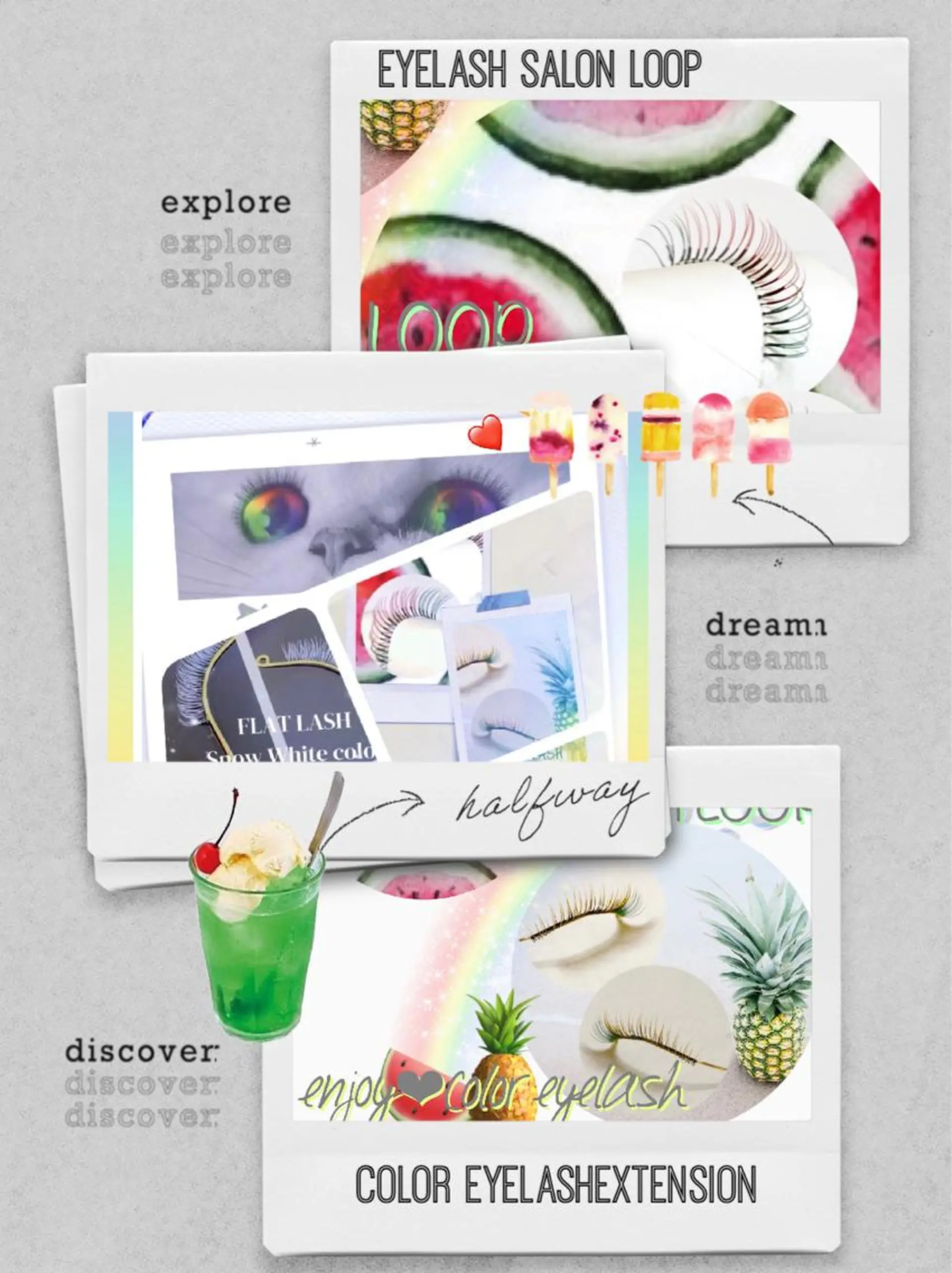 カラー メンズ マツエク・マツパ アイブロウ 眉カラー バインドロック フラットラッシュ ボリュームラッシュ eyelash salonLoopꨄのマツエク・マツパデザイン