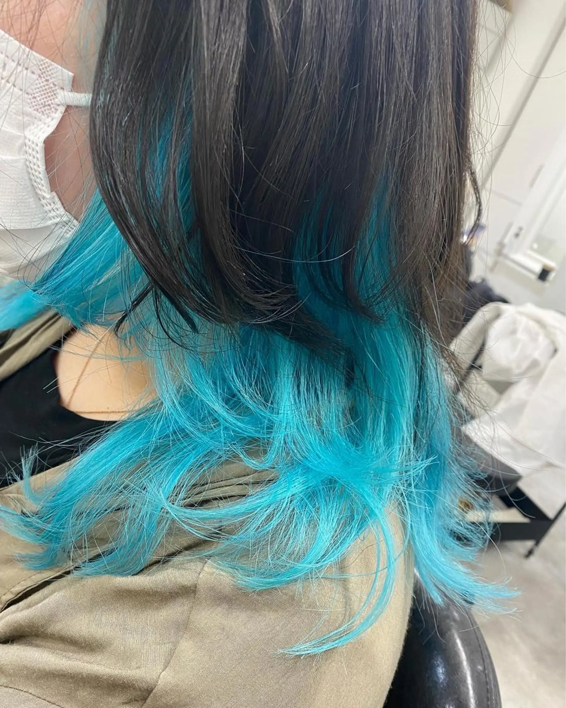 セミロング カラー ブリーチ ブルーカラー パーソナルカラー診断 ホワイトカラー美座尊のその他イメージ