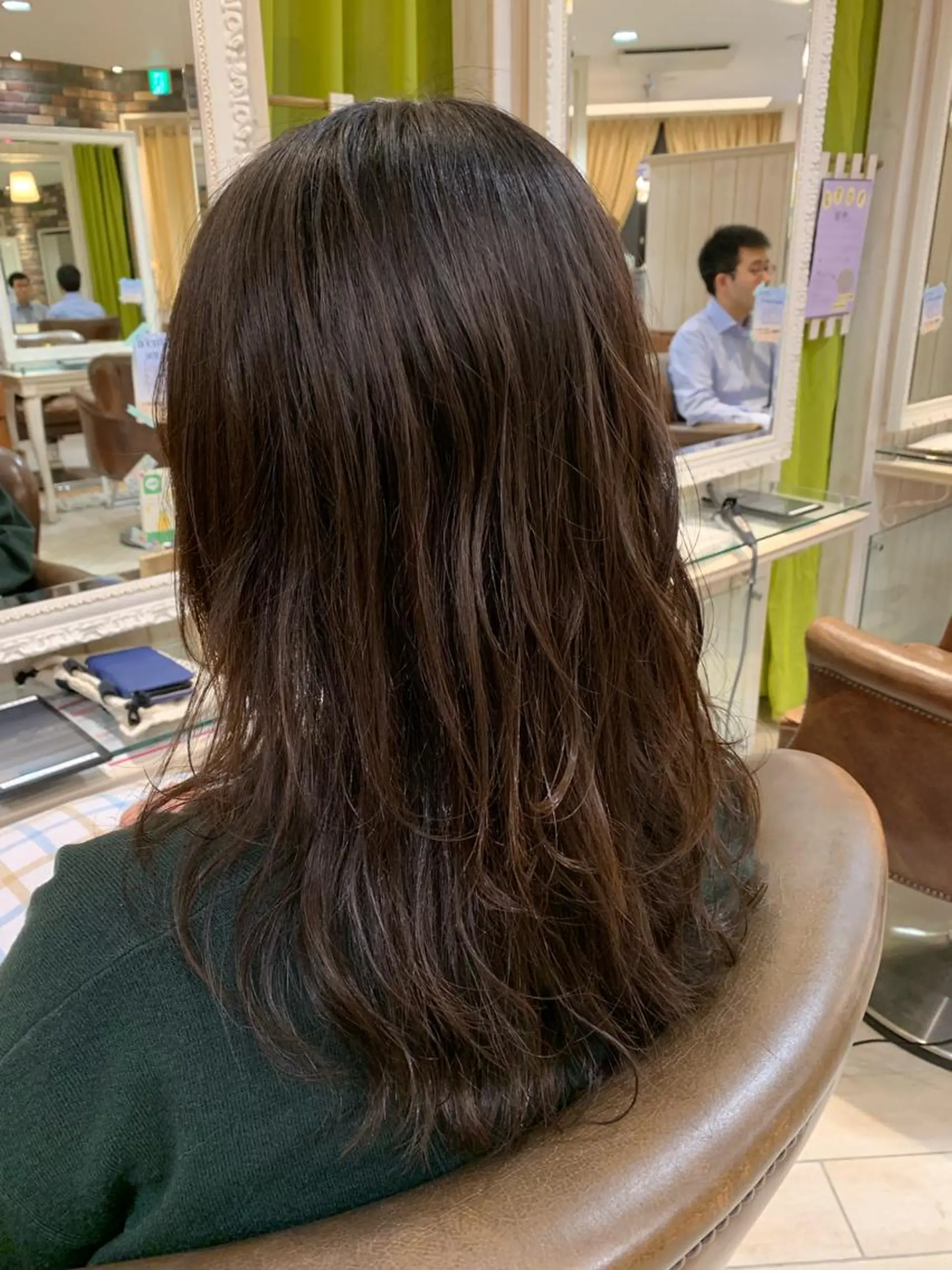 ロング パーマ ヘアアレンジ 増渕 駿介のヘアスタイル