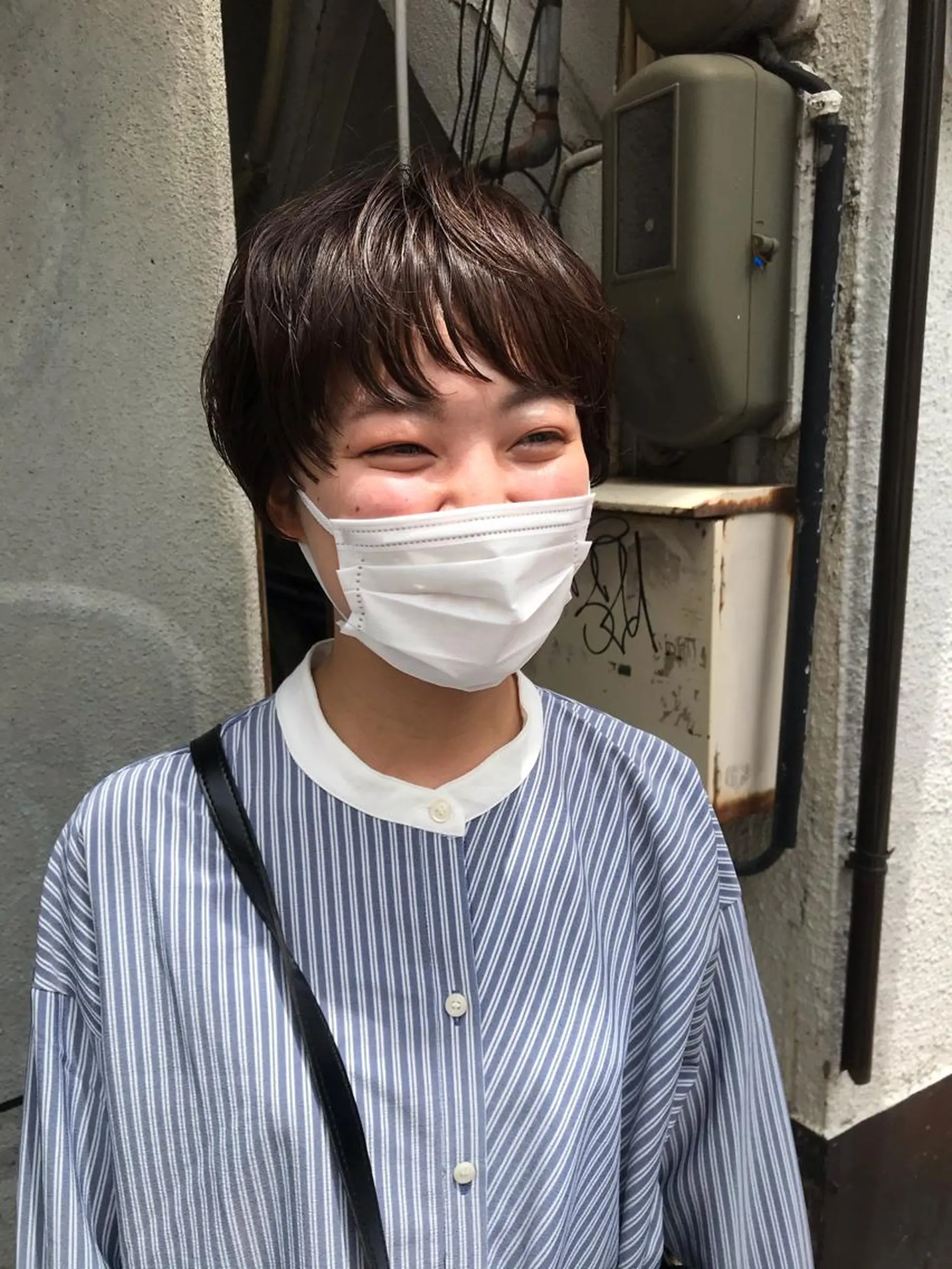 ショート カット ヘアカラー トリートメント さの あやねのヘアスタイル