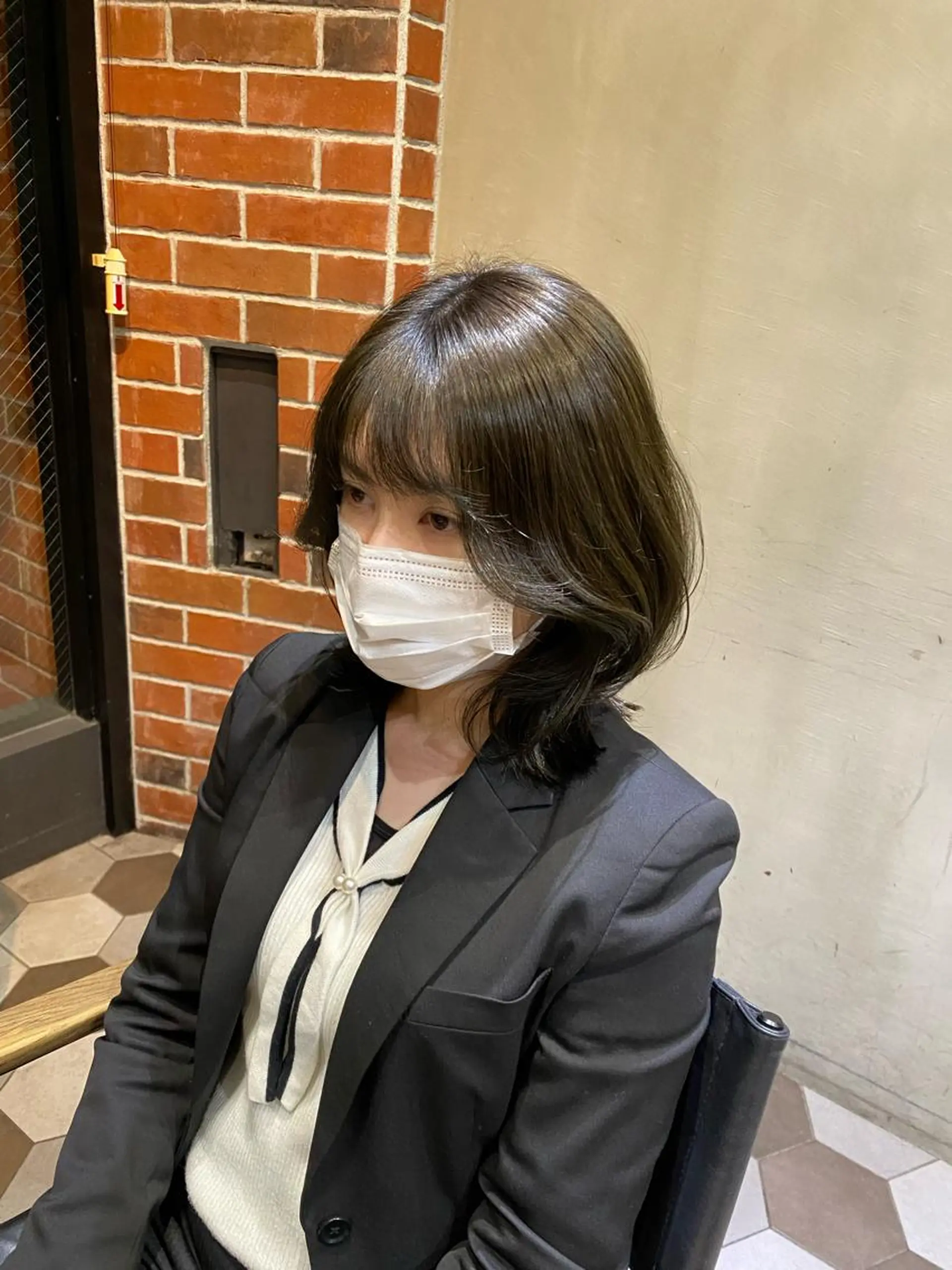 ミディアム 髪質改善韓国レイヤー SHIORI🦋のヘアスタイル