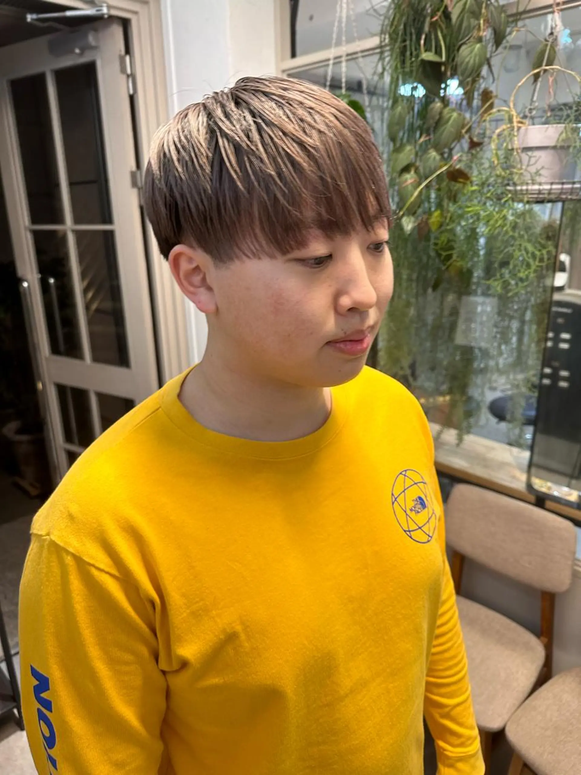 ショート カラー メンズ REINA☁️透明感 カラー/ぷつっと♡のヘアスタイル