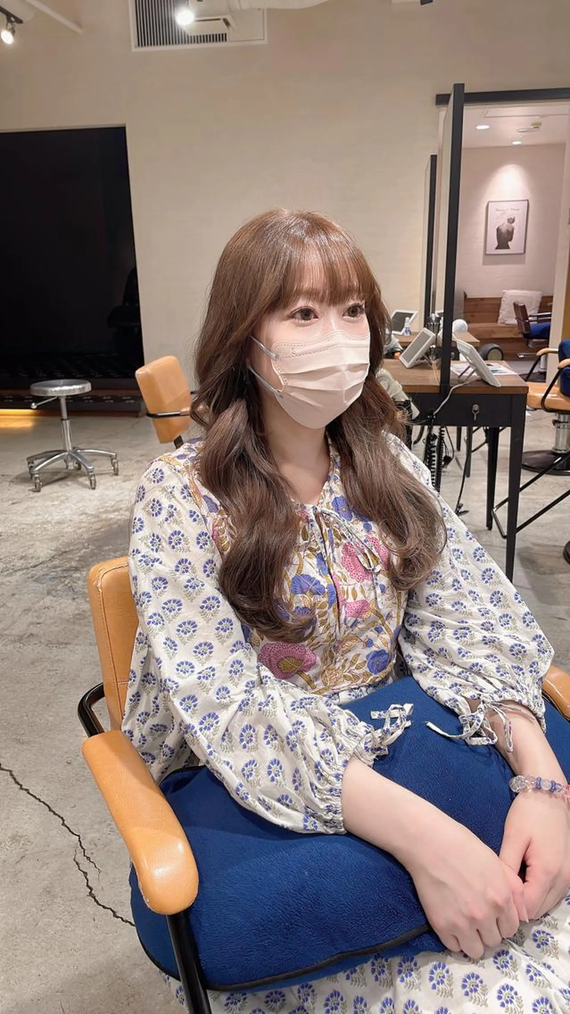 ロング kiti SAKAE所属・のり/顔まわり/韓国 /レイヤーカットのヘアスタイル