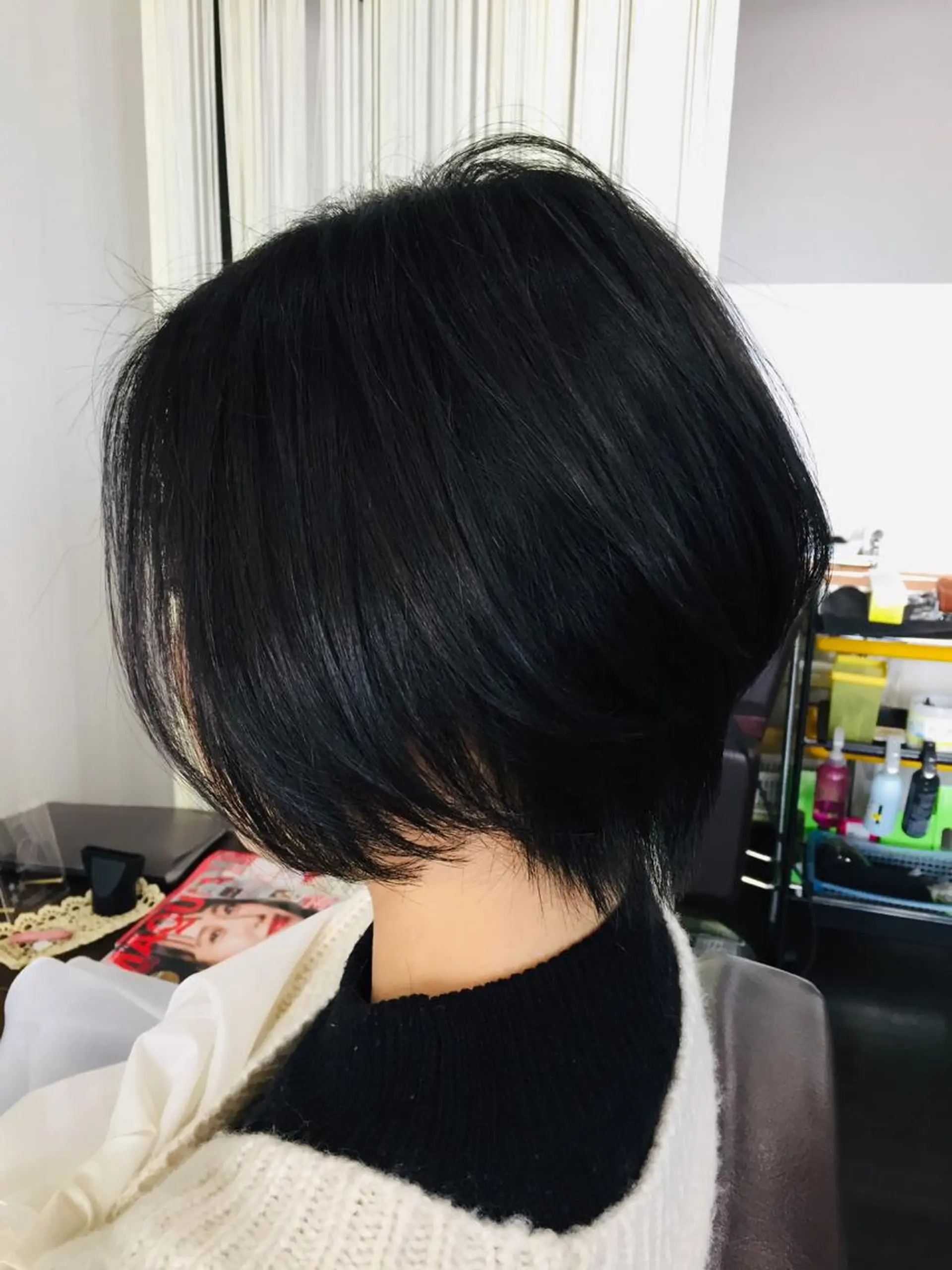 ショート カラー カット ヘッドスパ 阿久津 泰幸のヘアスタイル