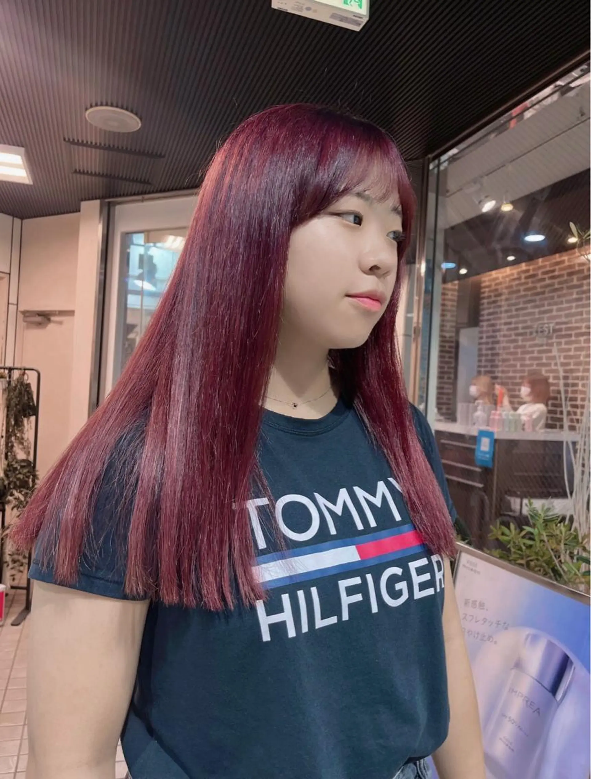 ロング カラー ベージュカラー 黒髪 ブリーチ ブルーカラー ブルーブラック ヘアカラー 酸性ストレート 🤍🎀honokaのヘアスタイル