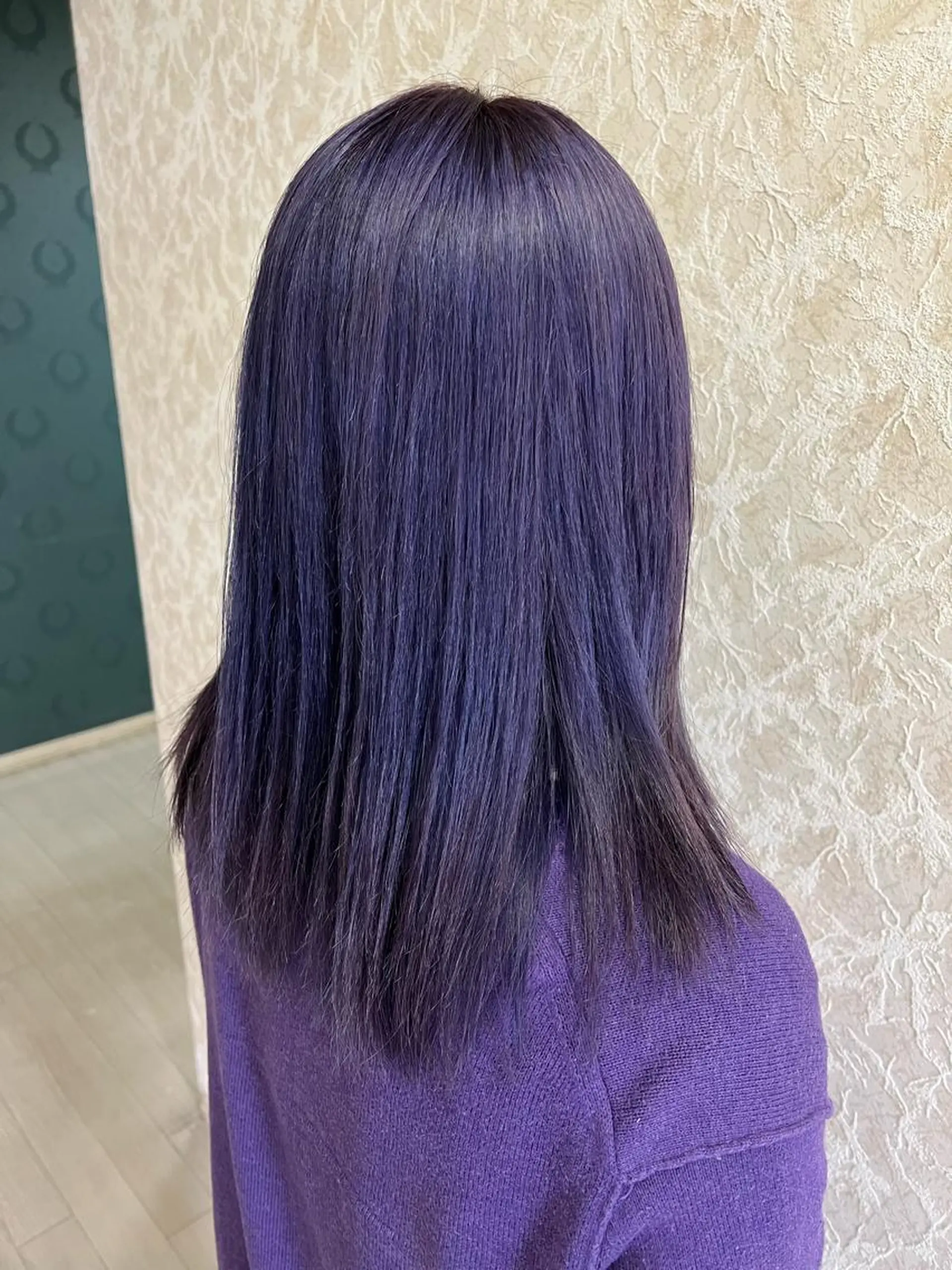 ミディアム カラー ブリーチ ラベンダーカラー カット ヘアカラー トリートメント ブリーチ/髪質改善/ レイヤー/YUTO‎のヘアスタイル