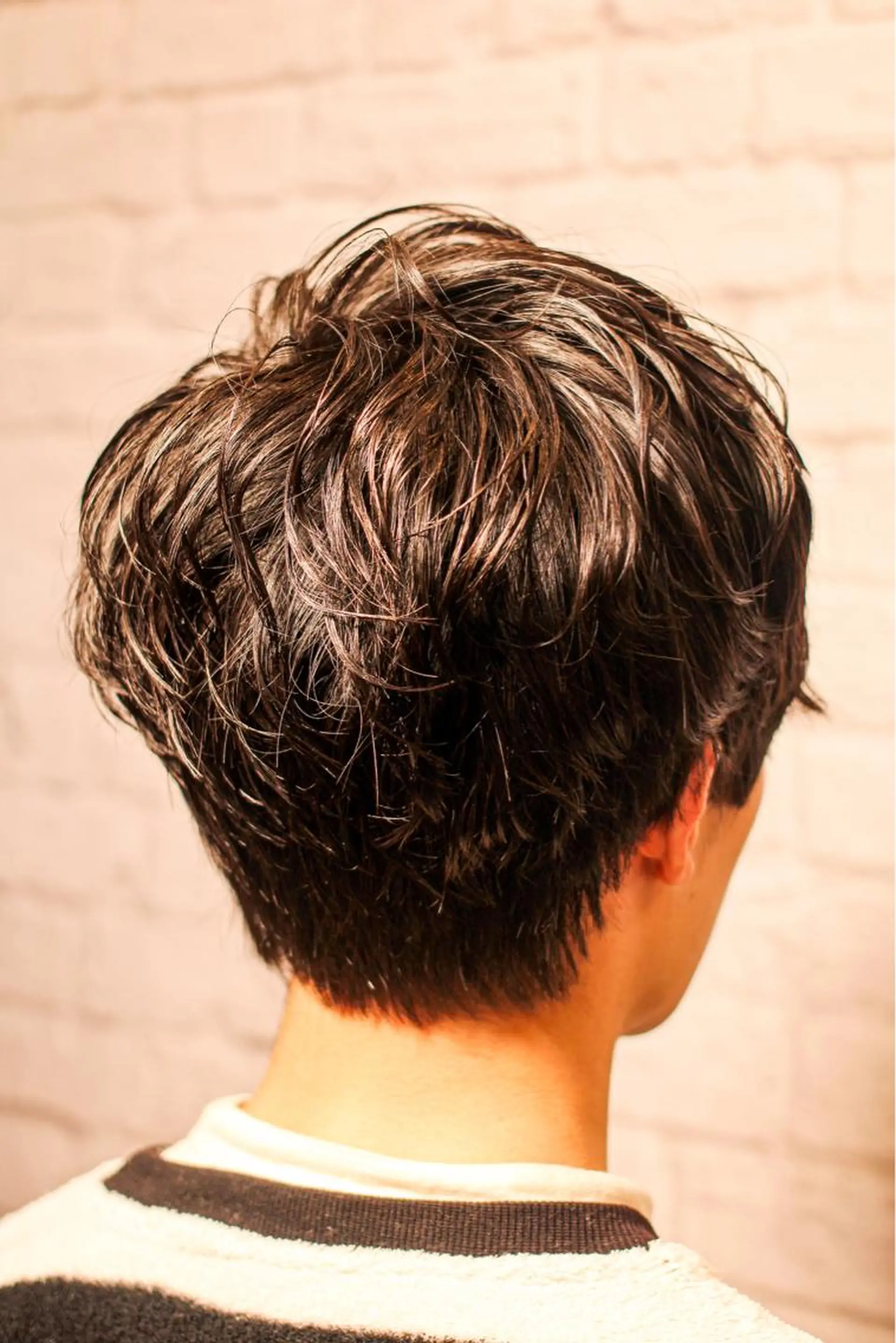 ミディアム メンズ 銀座マツナガ新宿野村ビル店所属・メンズカット 佐藤優菜のヘアスタイル