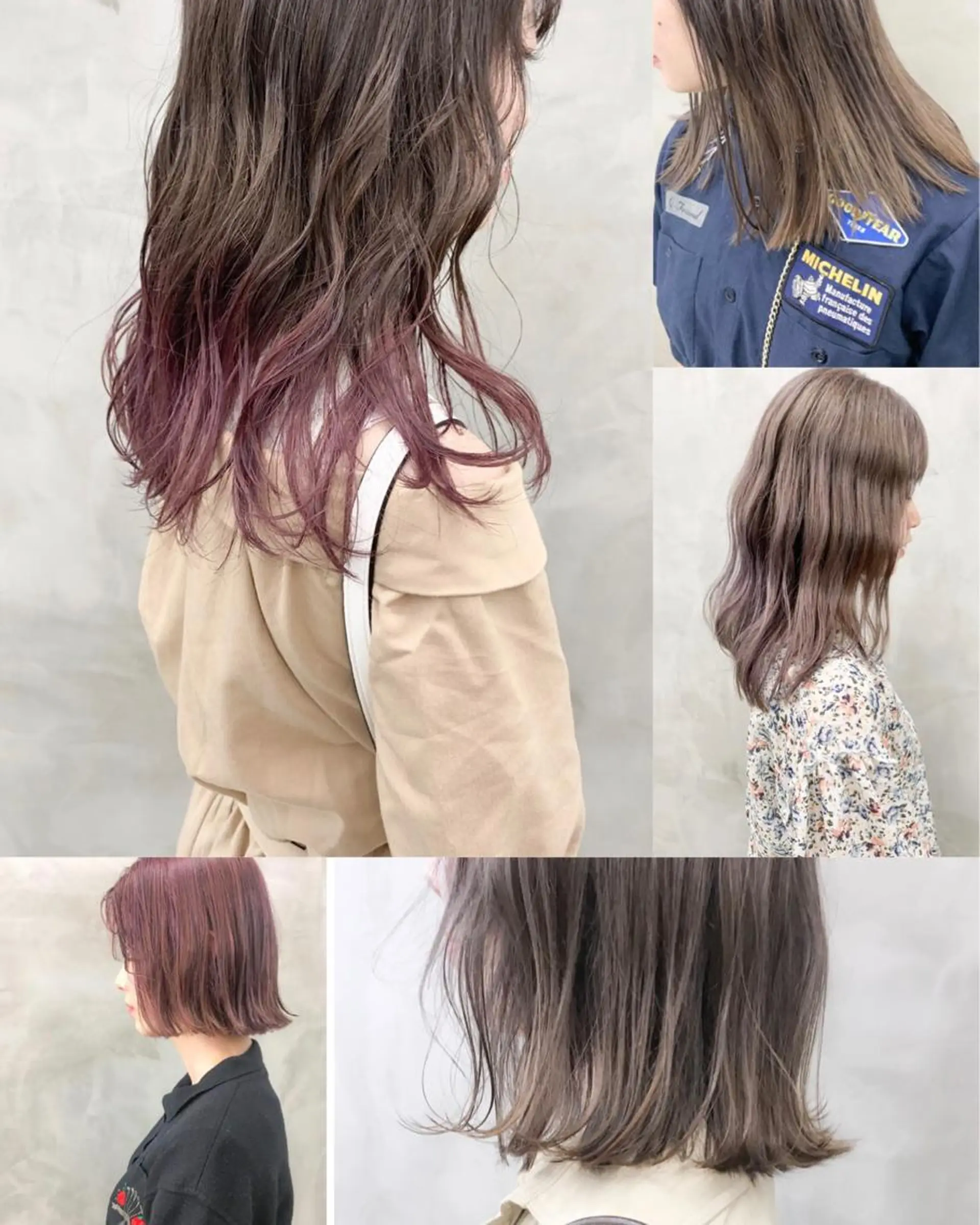 カラー 切りっぱなしボブ ブリーチ デザインカラー グレージュ ラベンダーカラー SEED&beauty byFLAT所属・ヘッドスパ (女性限定)🍋モエのヘアスタイル