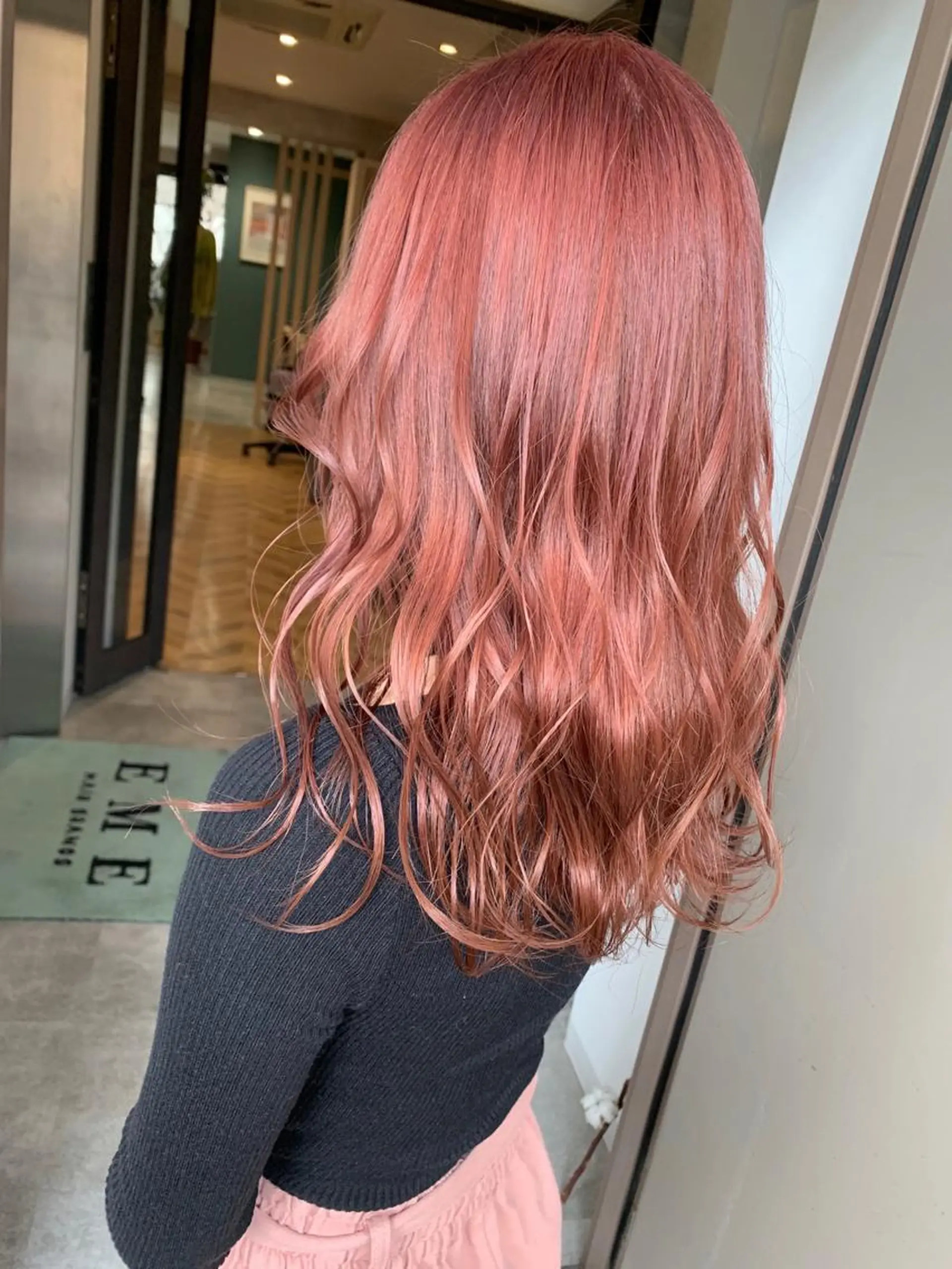 セミロング カラー ヘアカラー トリートメント 髪質改善will hairdesignのヘアスタイル