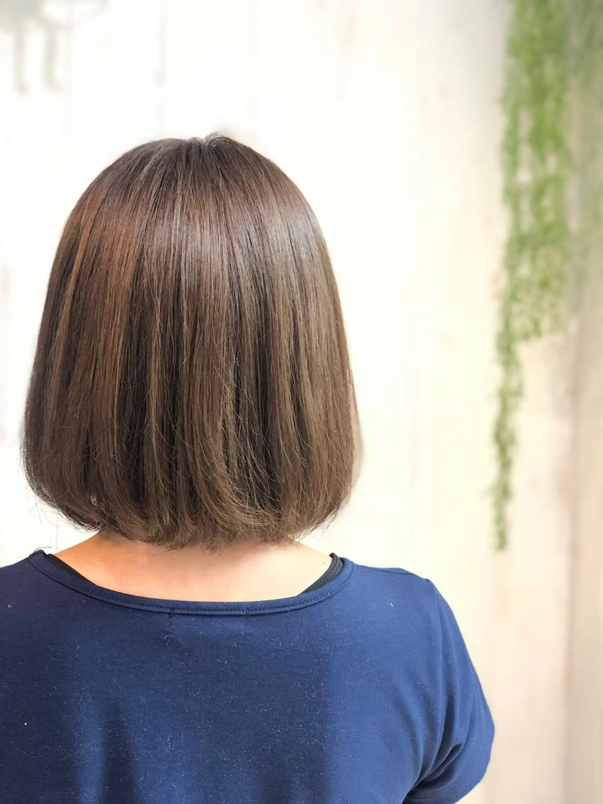 ミディアム カラー 縮毛矯正⭐️ TAKAHIROのヘアスタイル